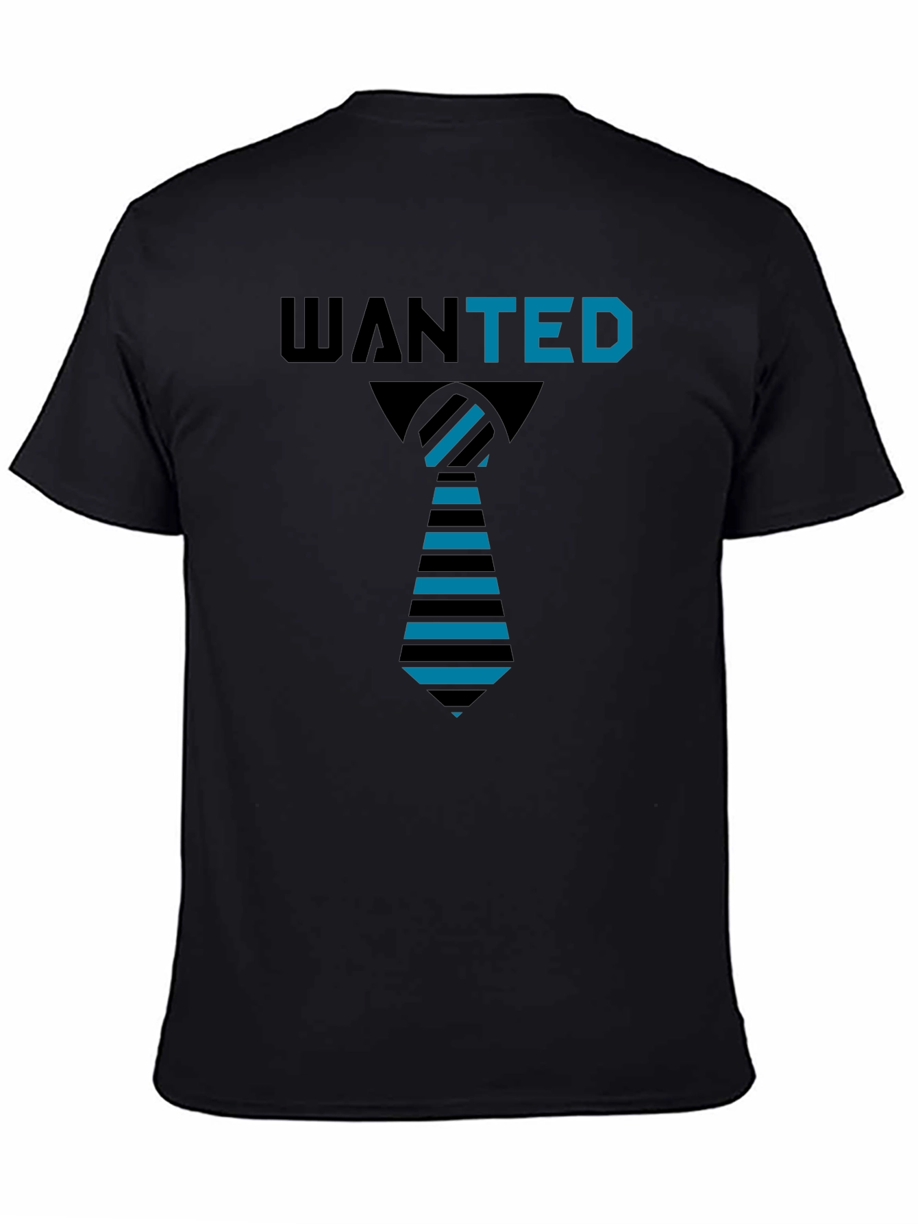 Wanted Tie T-Shirt - Unique Graphic Tee