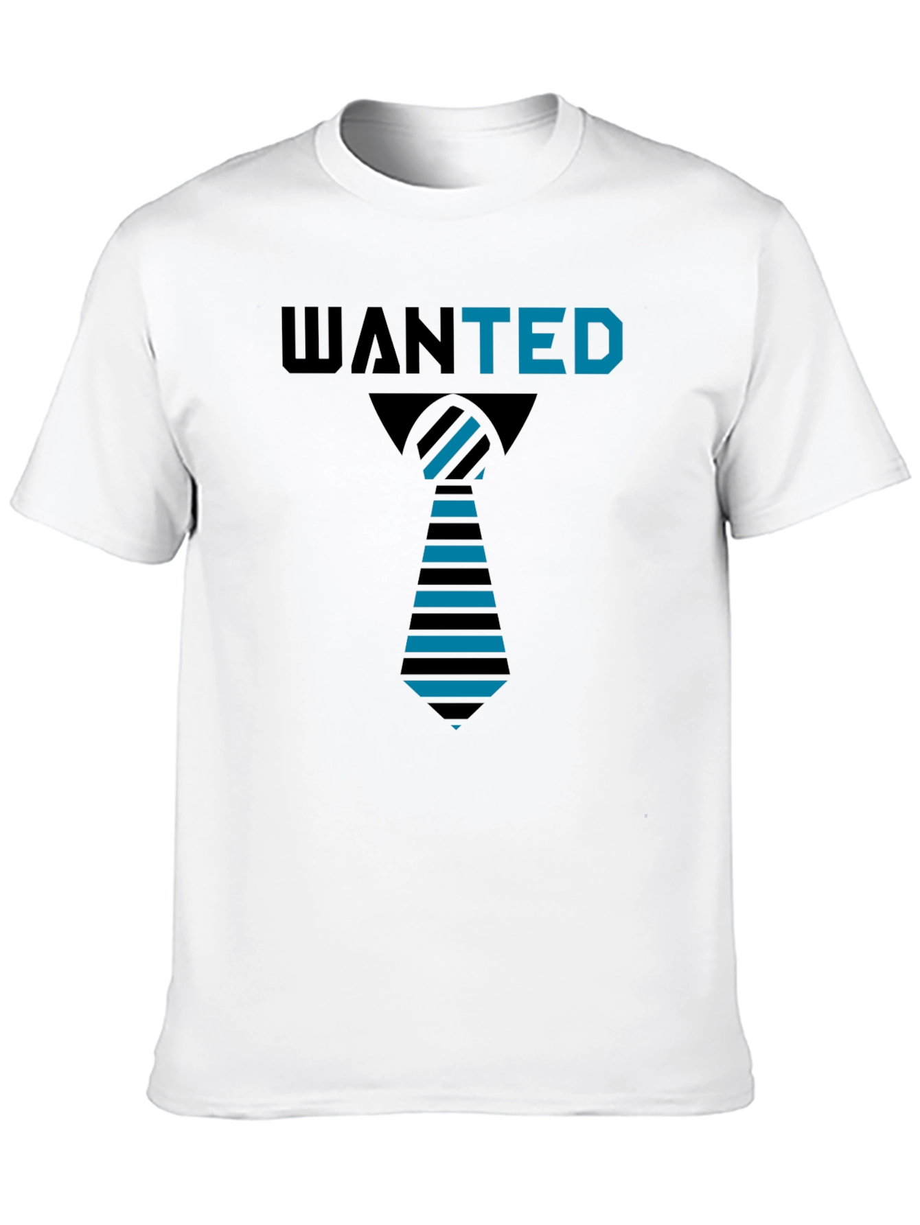 Wanted Tie T-Shirt - Unique Graphic Tee