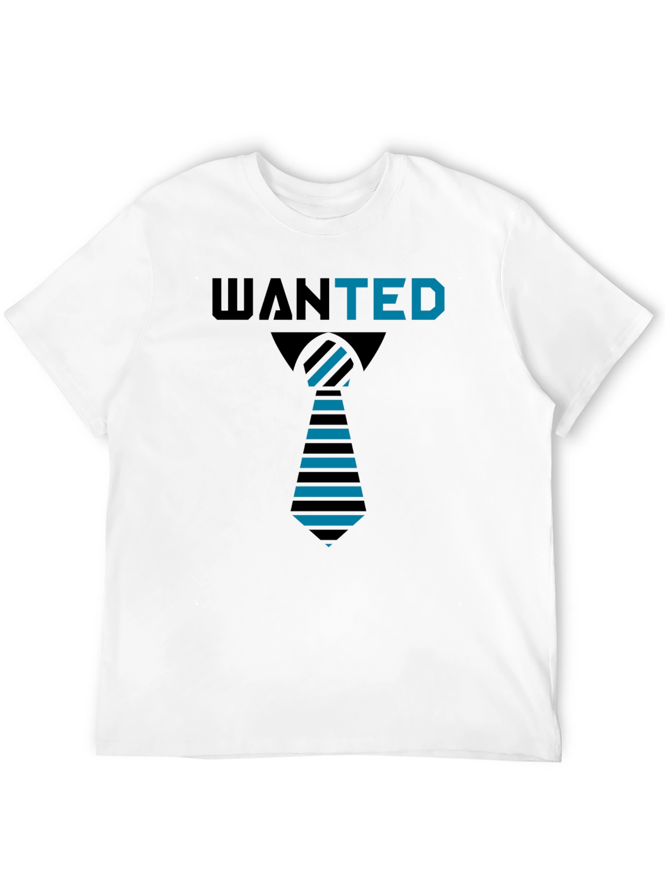 Wanted Tie T-Shirt - Unique Graphic Tee