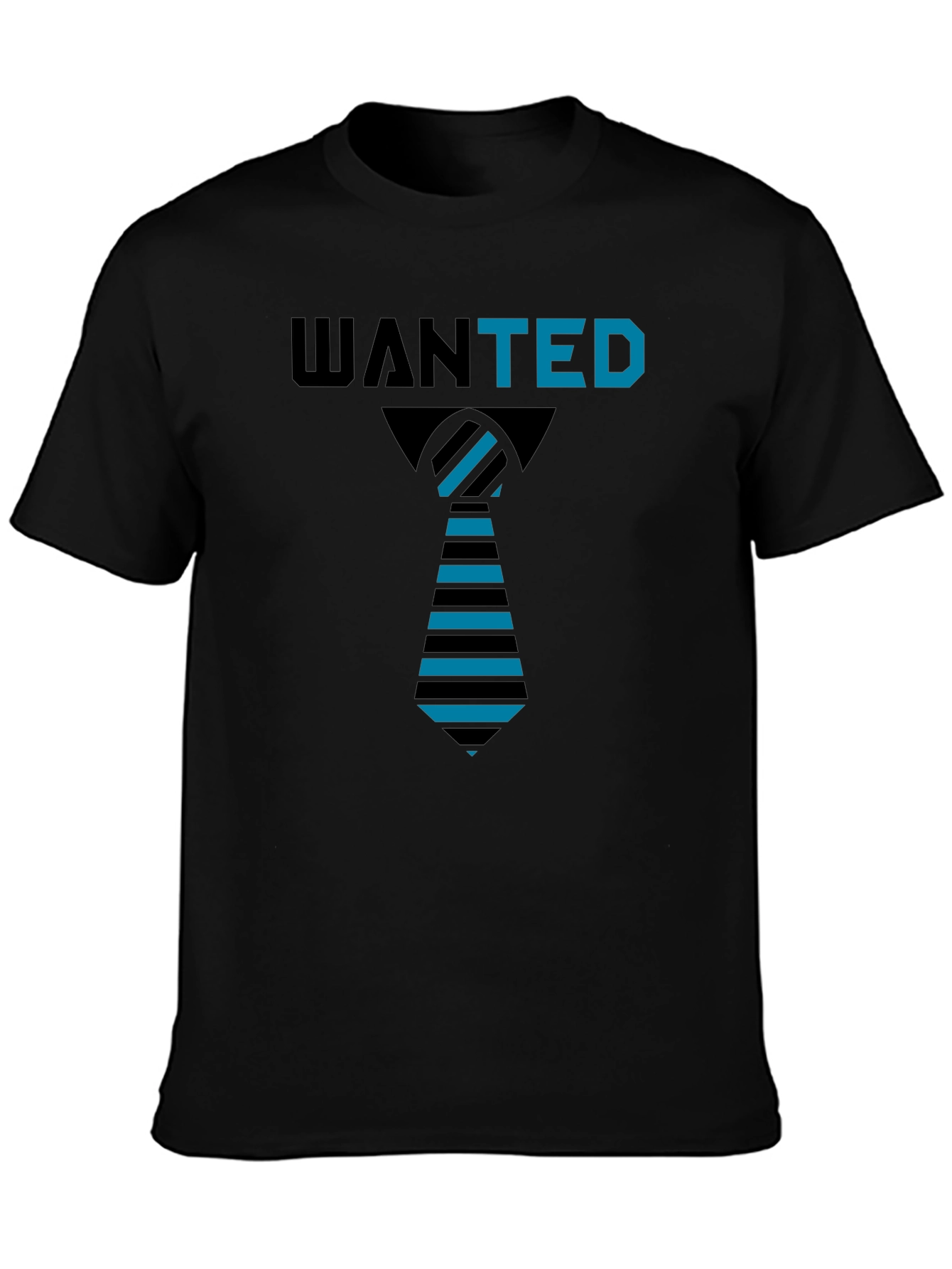 Wanted Tie T-Shirt - Unique Graphic Tee