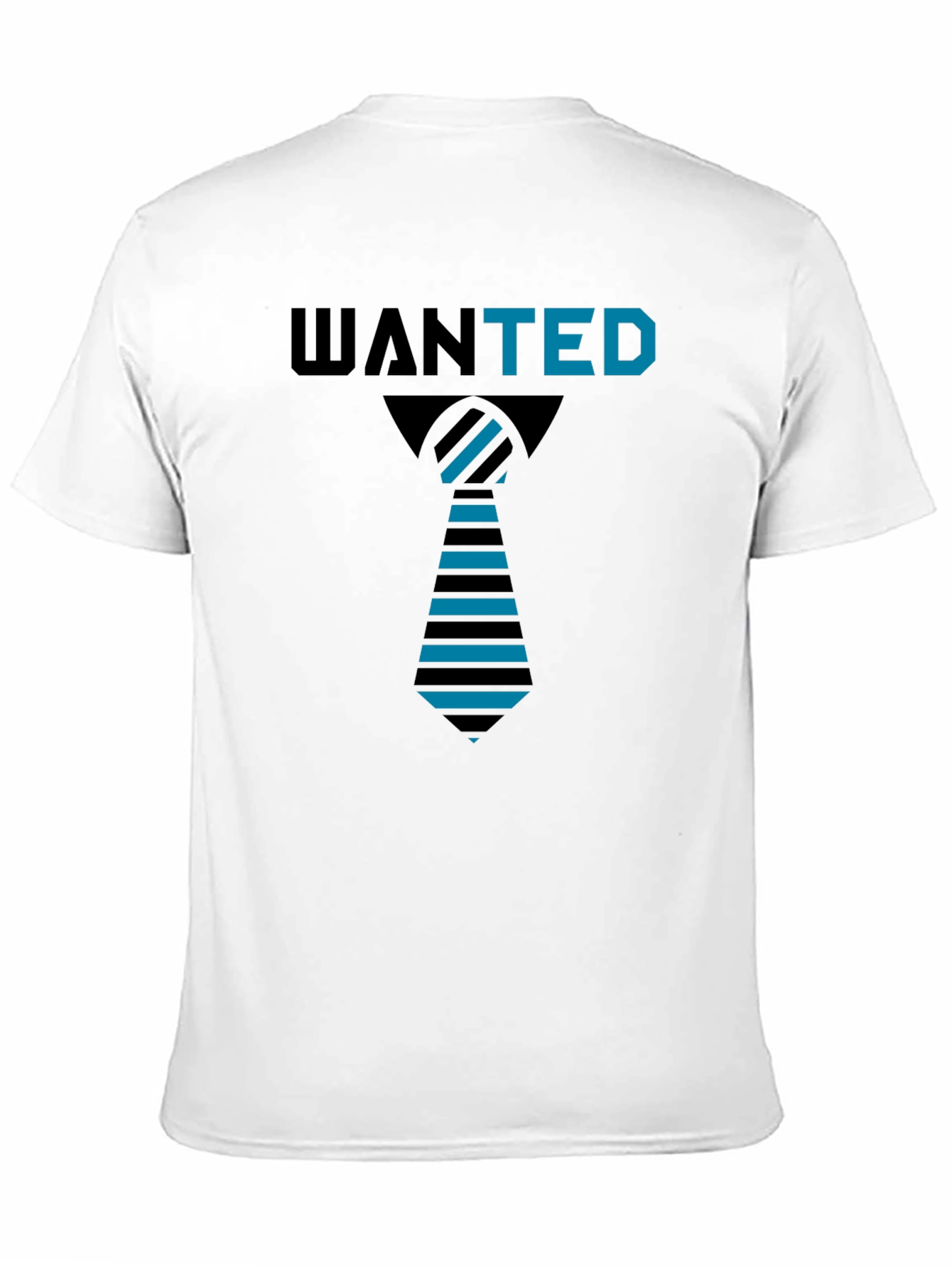 Wanted Tie T-Shirt - Unique Graphic Tee