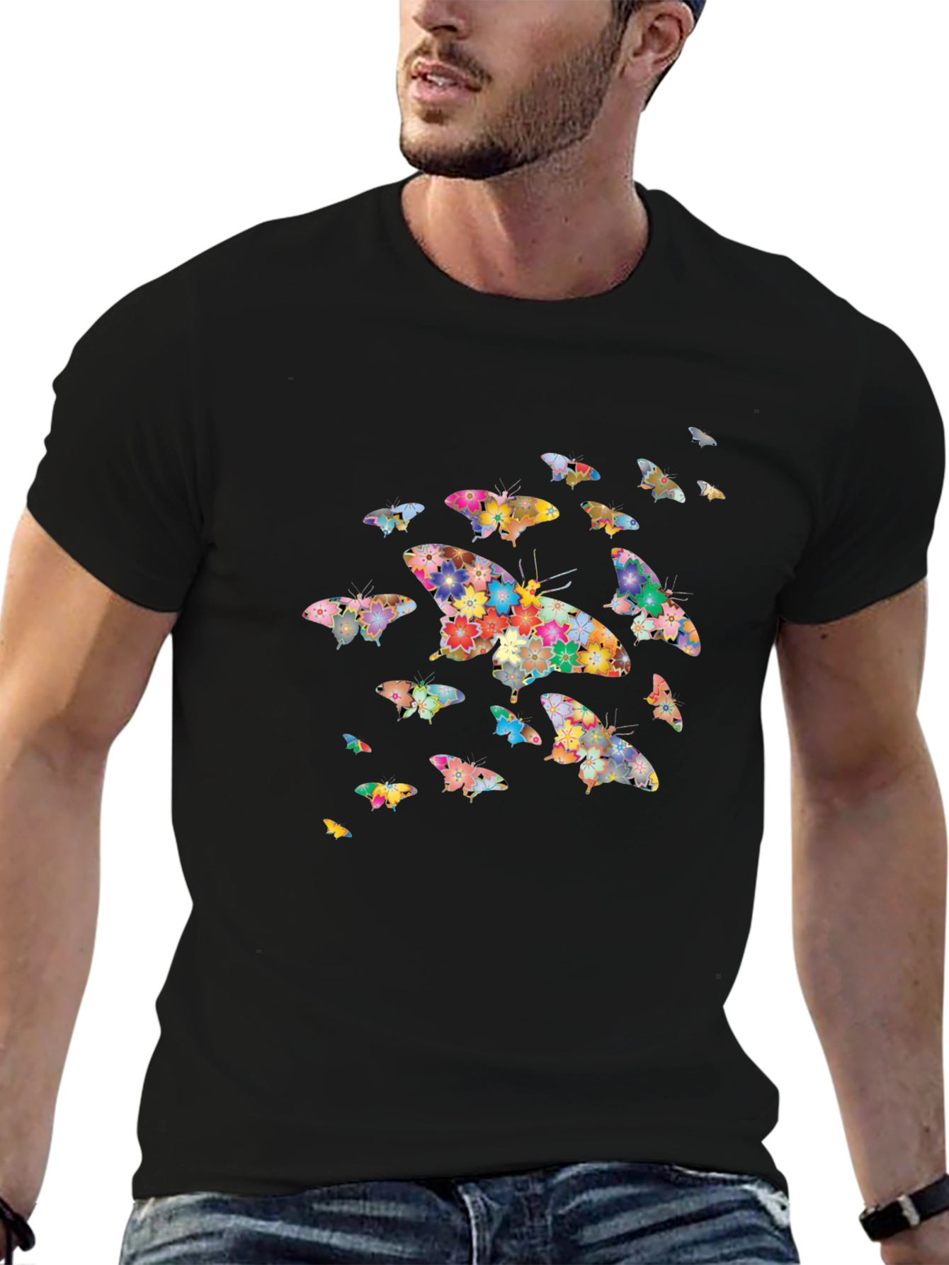 Butterfly Floral Graphic Tee