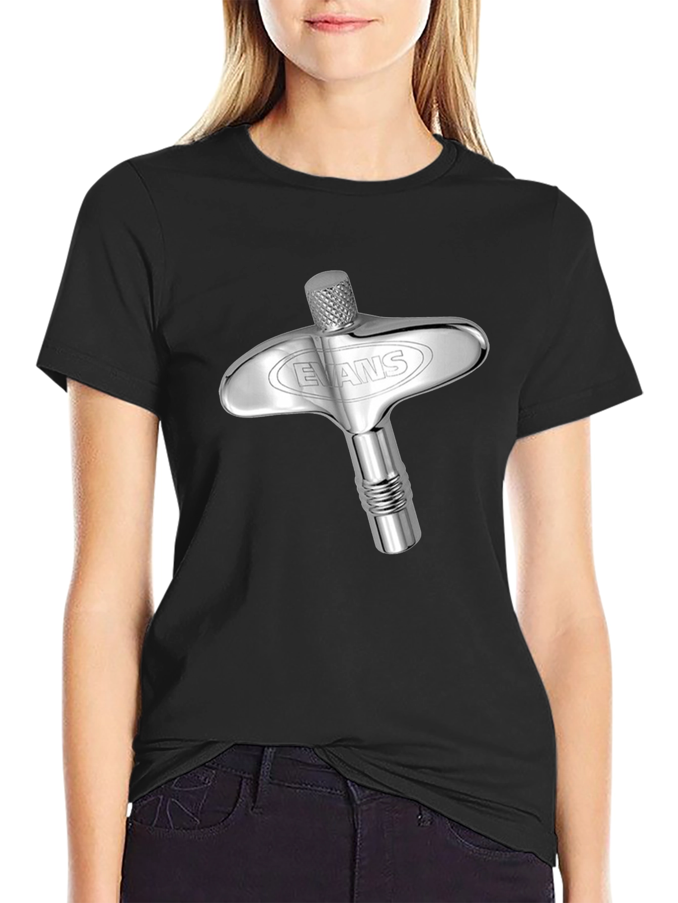 Evans Drum Key Graphic T-Shirt - Musician Apparel
