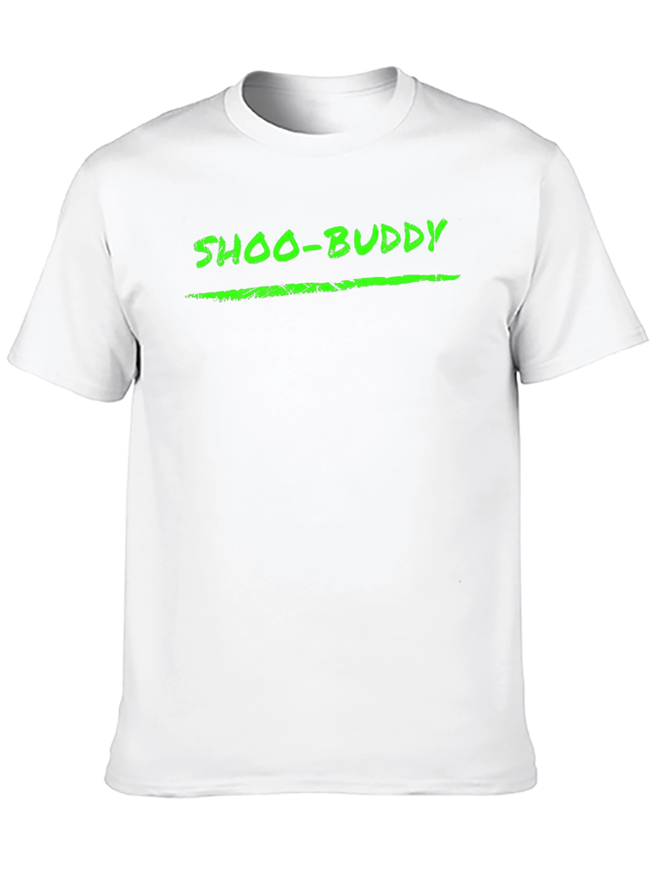 Shoo-Buddy Graphic Tee - Black Cotton Casual T-Shirt
