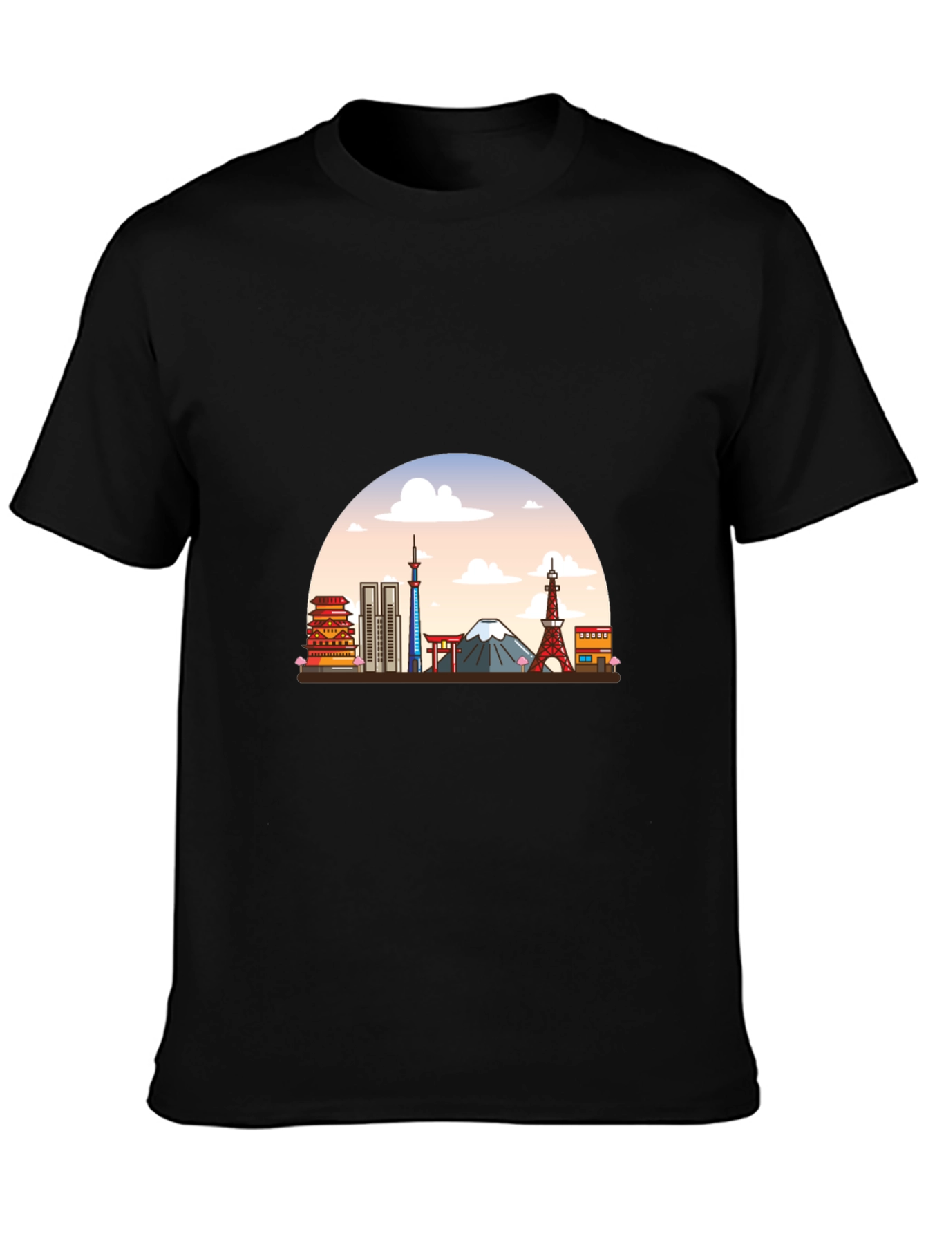 Tokyo Skyline Graphic T-Shirt