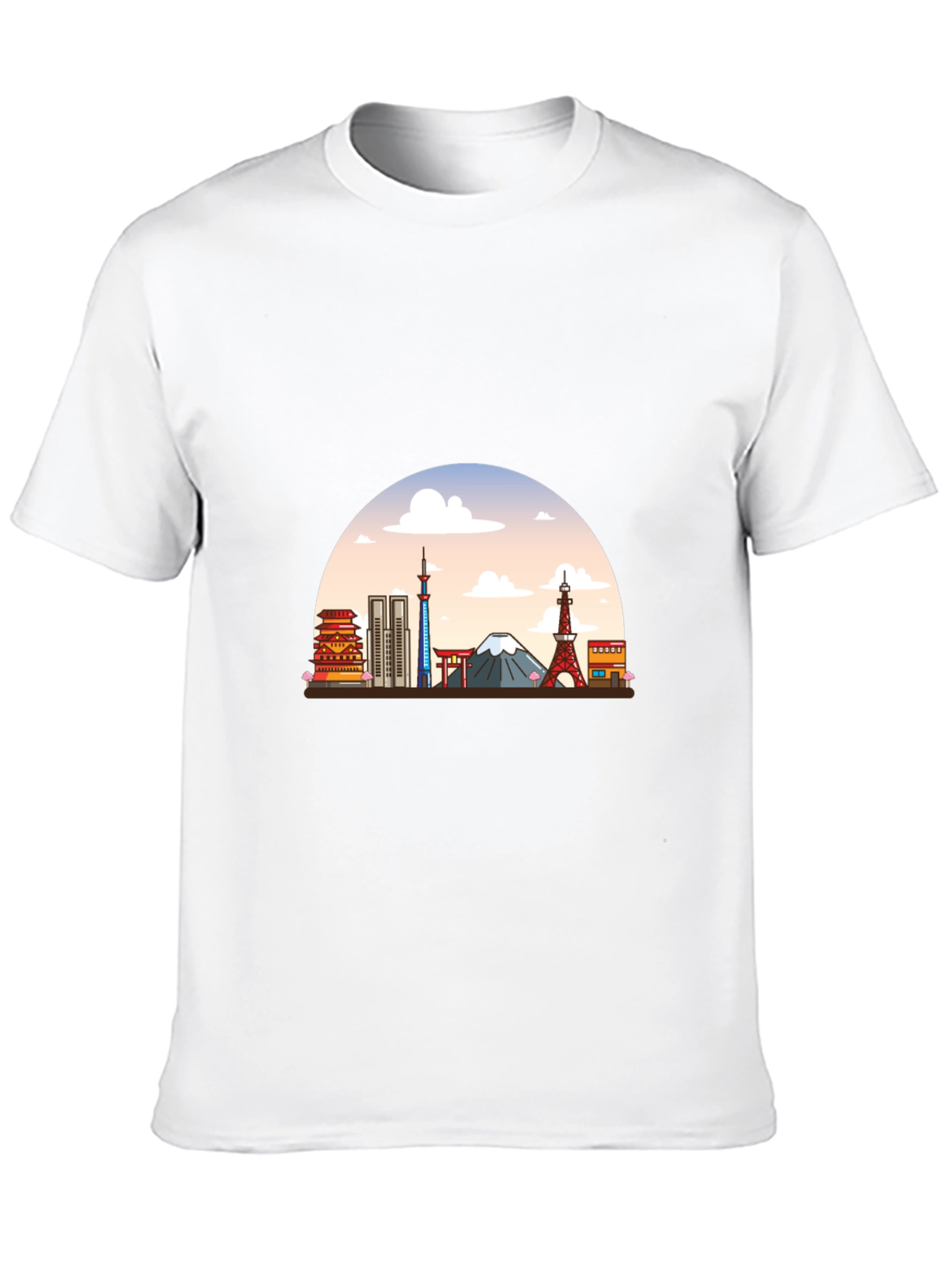 Tokyo Skyline Graphic T-Shirt