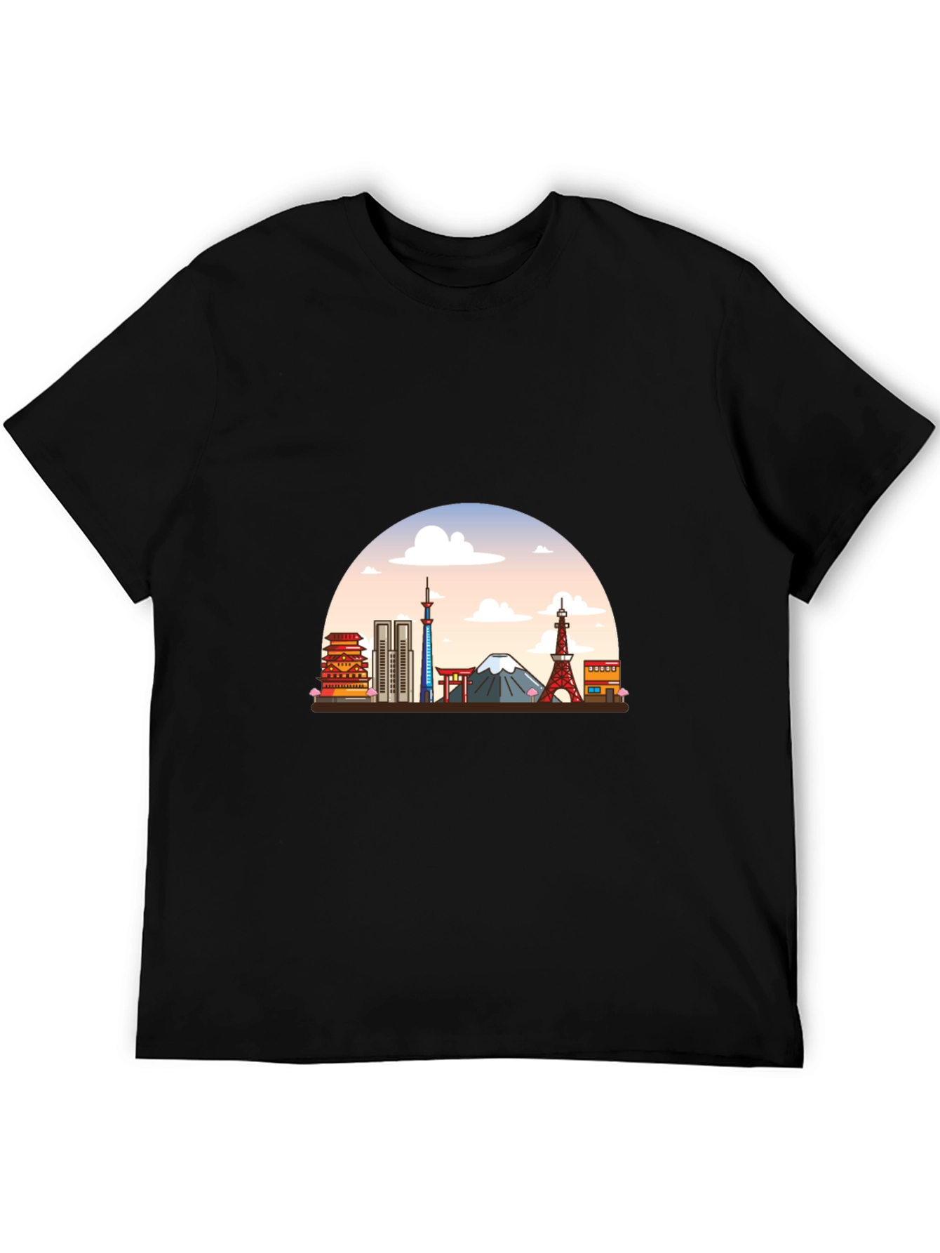 Tokyo Skyline Graphic T-Shirt