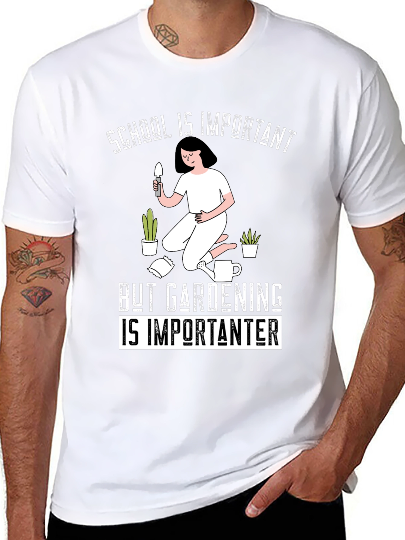 Gardening is Importanter T-Shirt