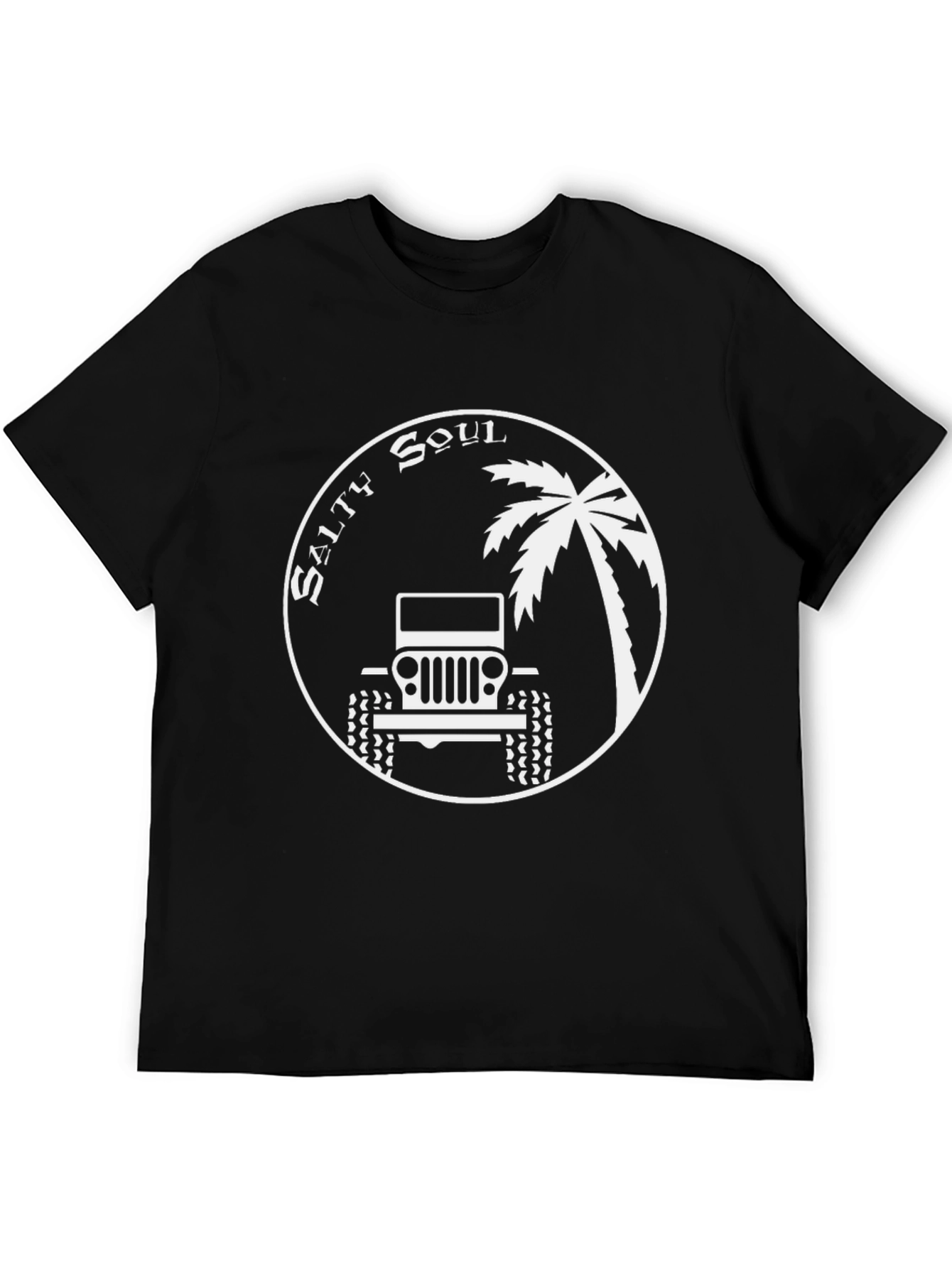 Salty Soul Jeep T-Shirt - Tropical Adventure Wear