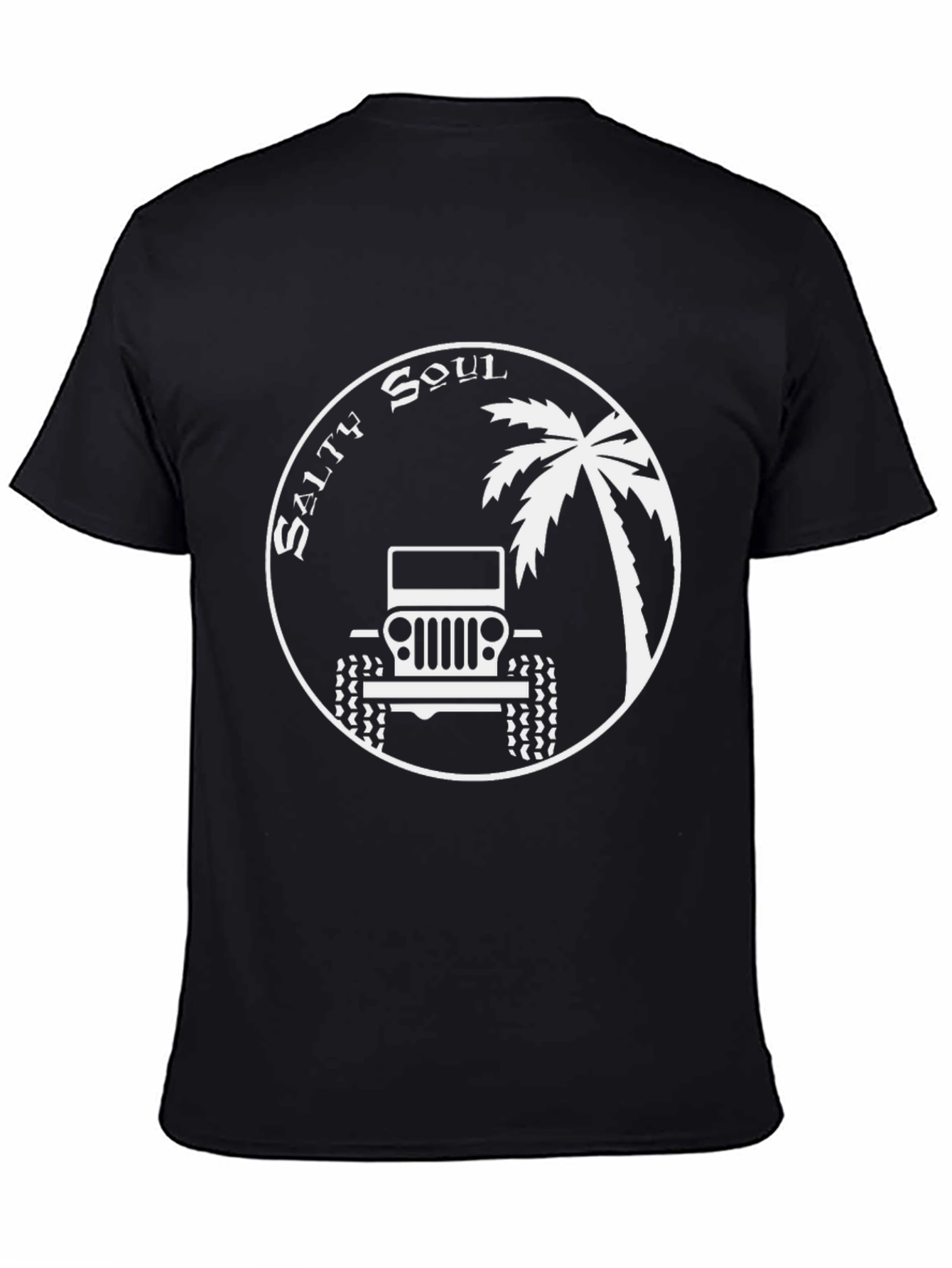 Salty Soul Jeep T-Shirt - Tropical Adventure Wear