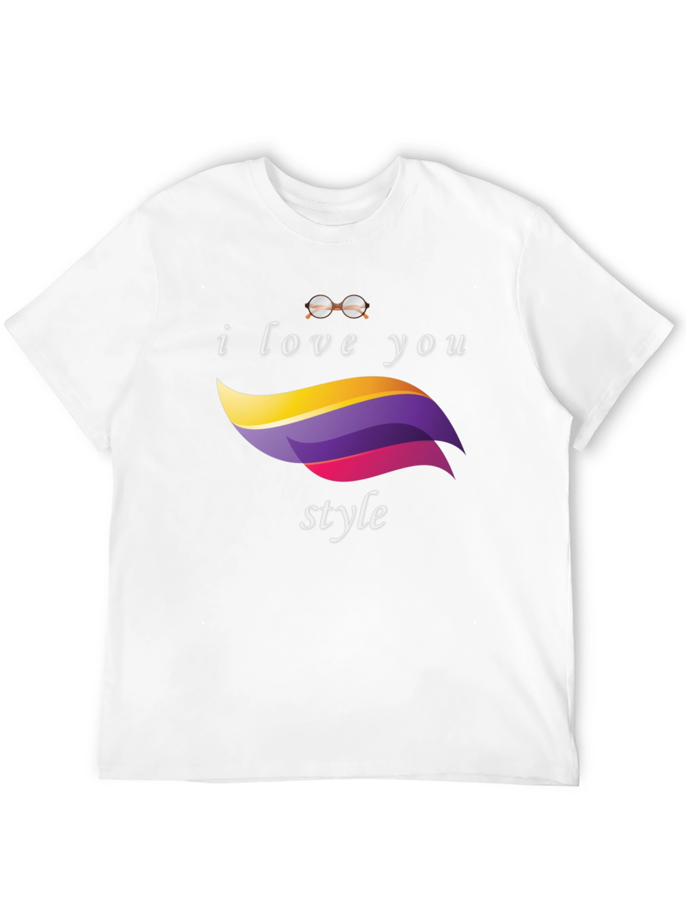 I Love You Style Black T-Shirt