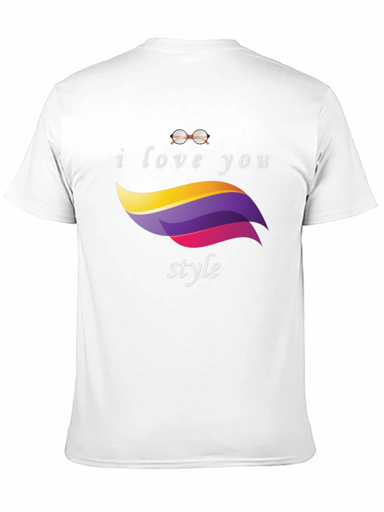I Love You Style Black T-Shirt