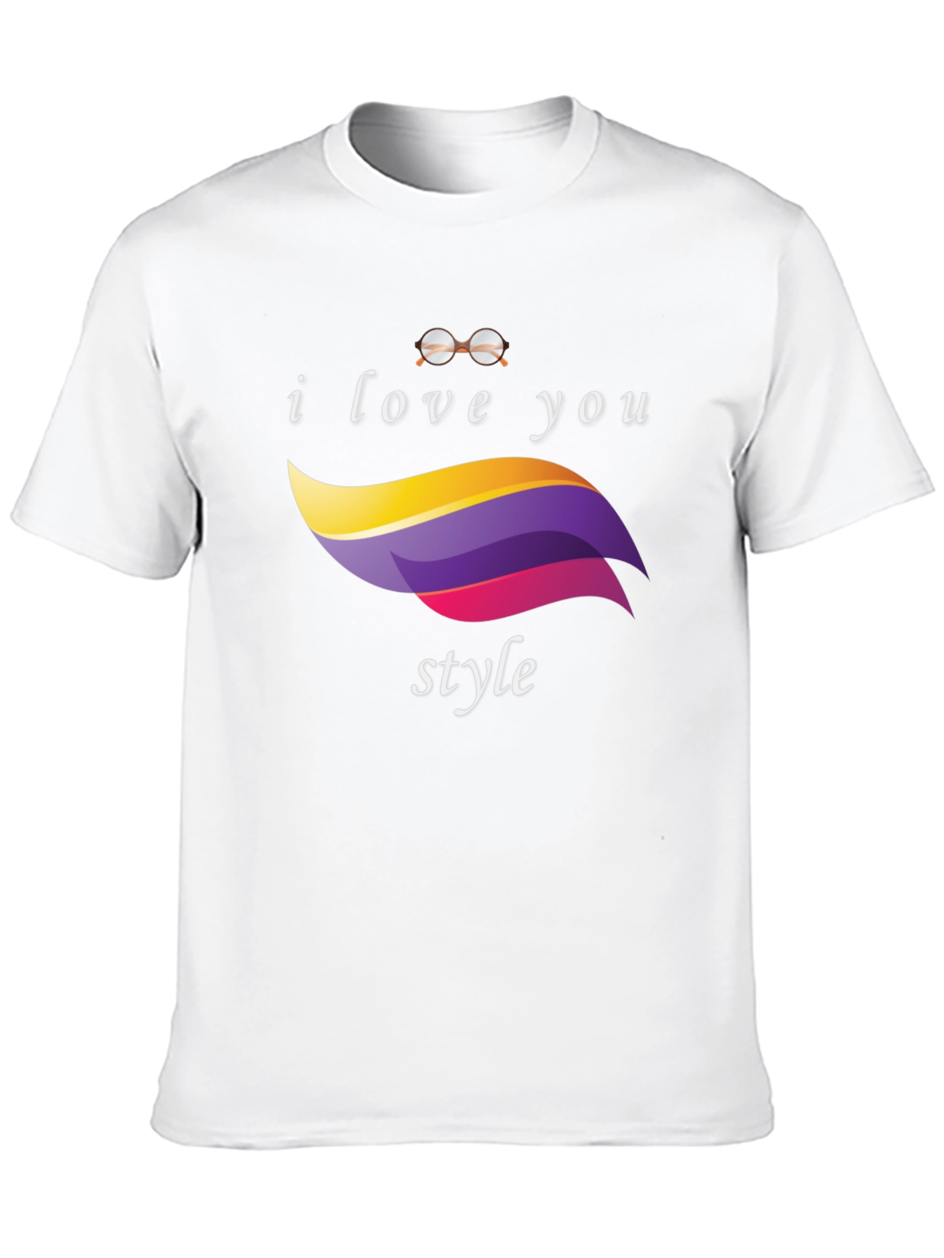 I Love You Style Black T-Shirt