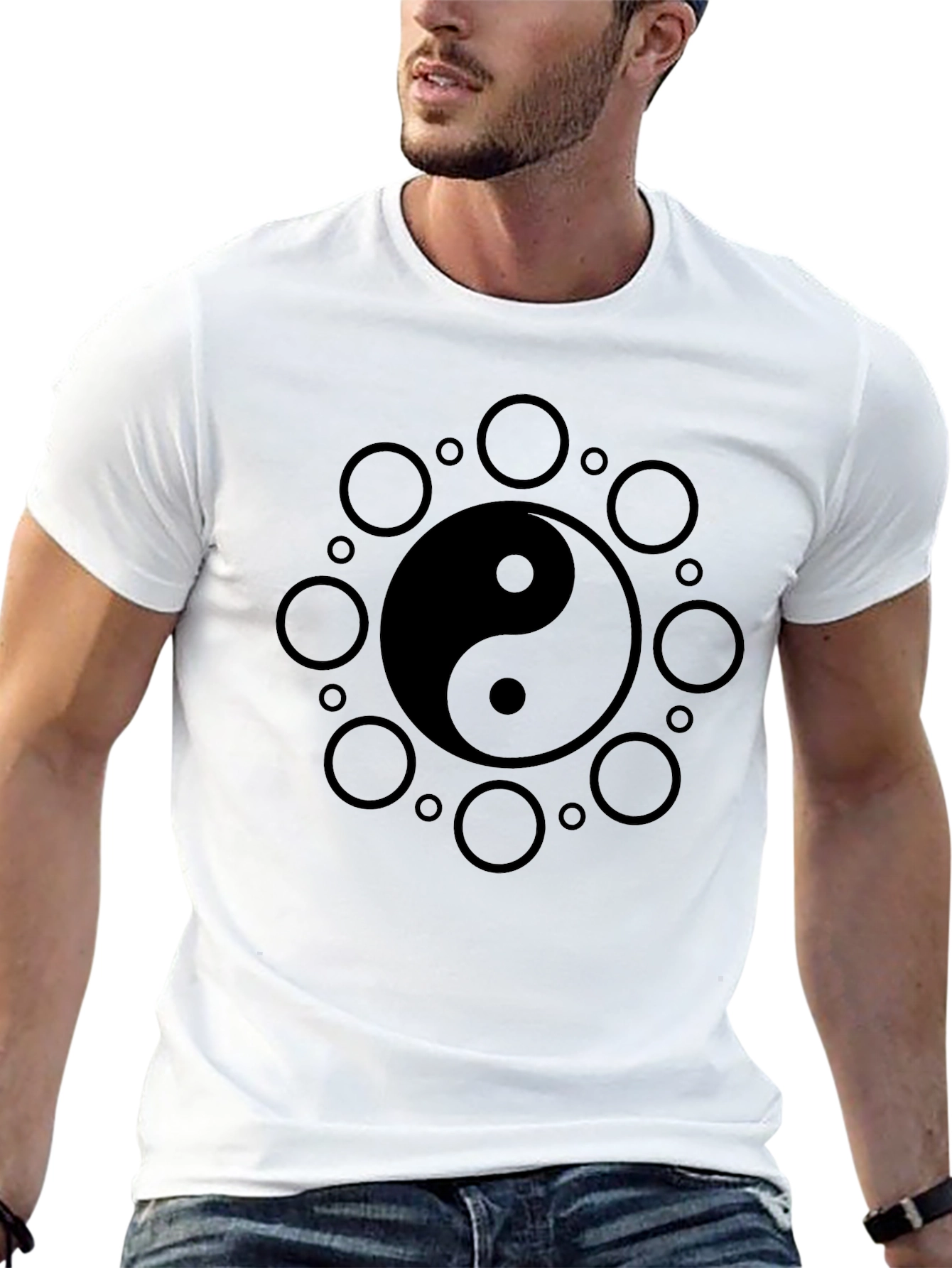 Yin Yang Circle T-Shirt - Balance & Harmony