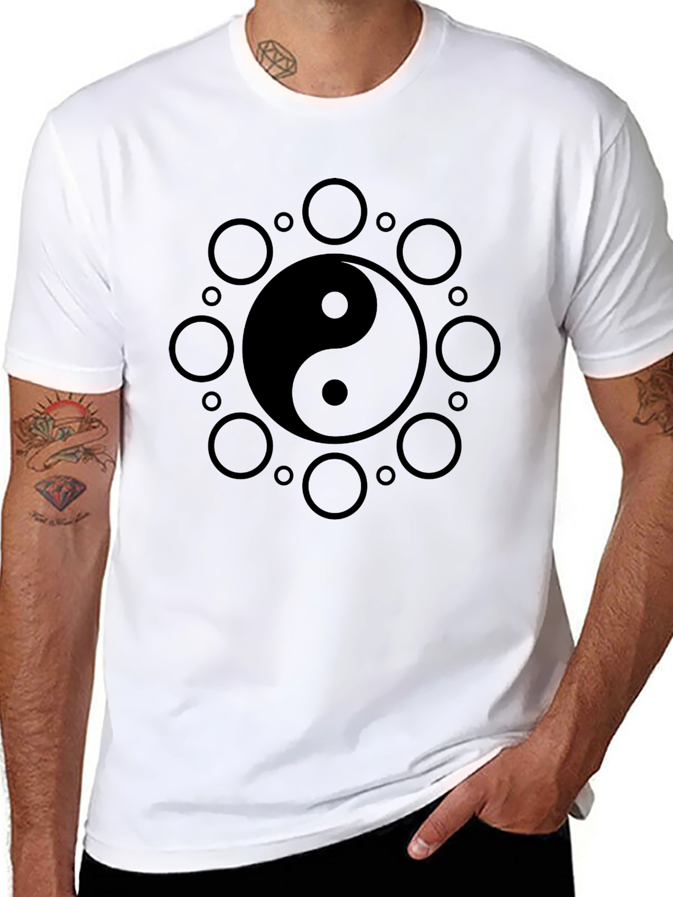 Yin Yang Circle T-Shirt - Balance & Harmony