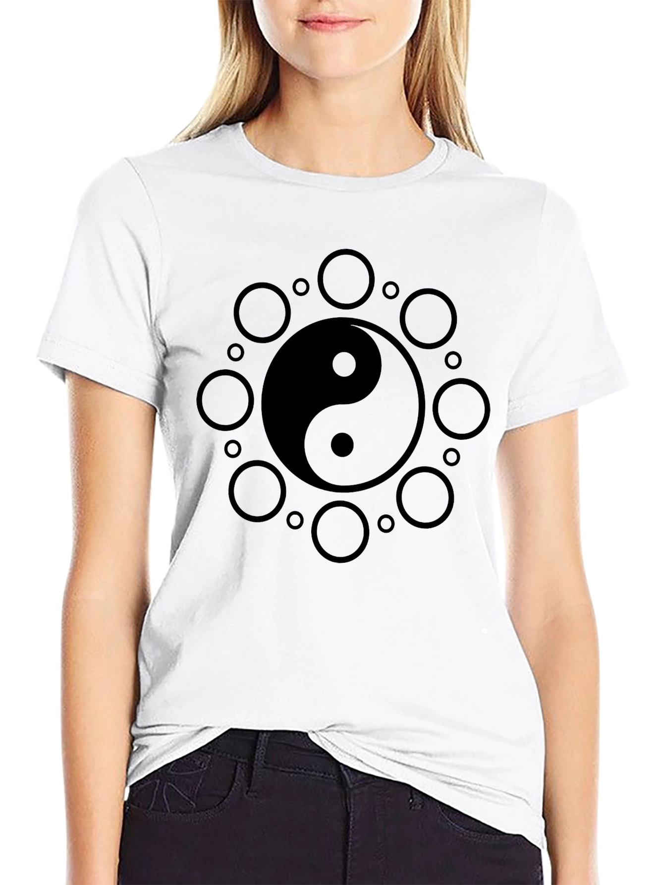 Yin Yang Circle T-Shirt - Balance & Harmony