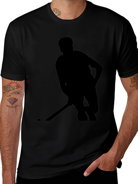 Hockey Player Silhouette T-Shirt