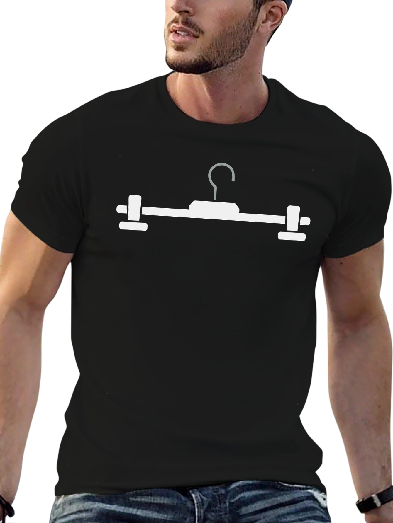 Hanger Graphic Tee - Casual Black Shirt