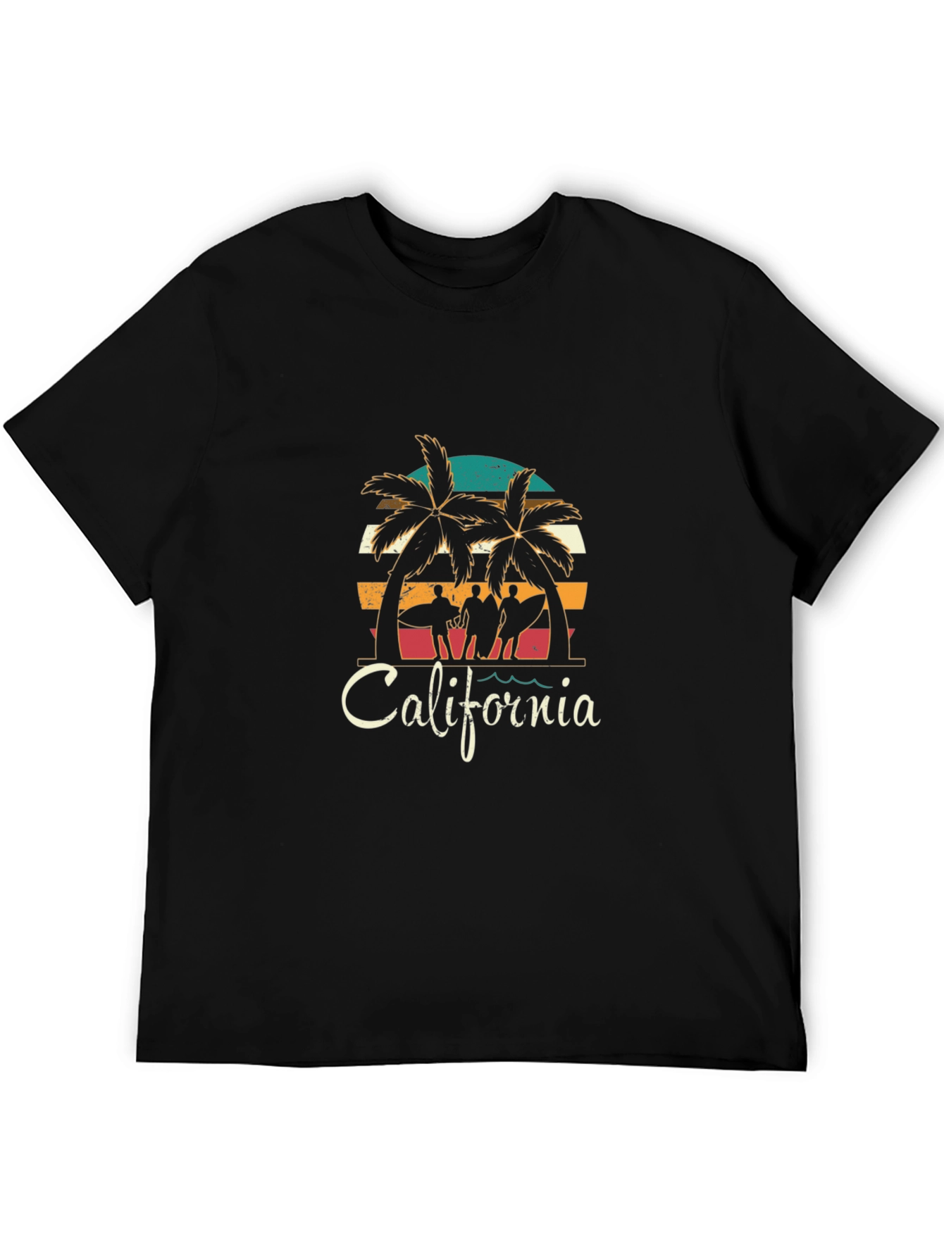 California Surf T-Shirt - Retro Beach Style