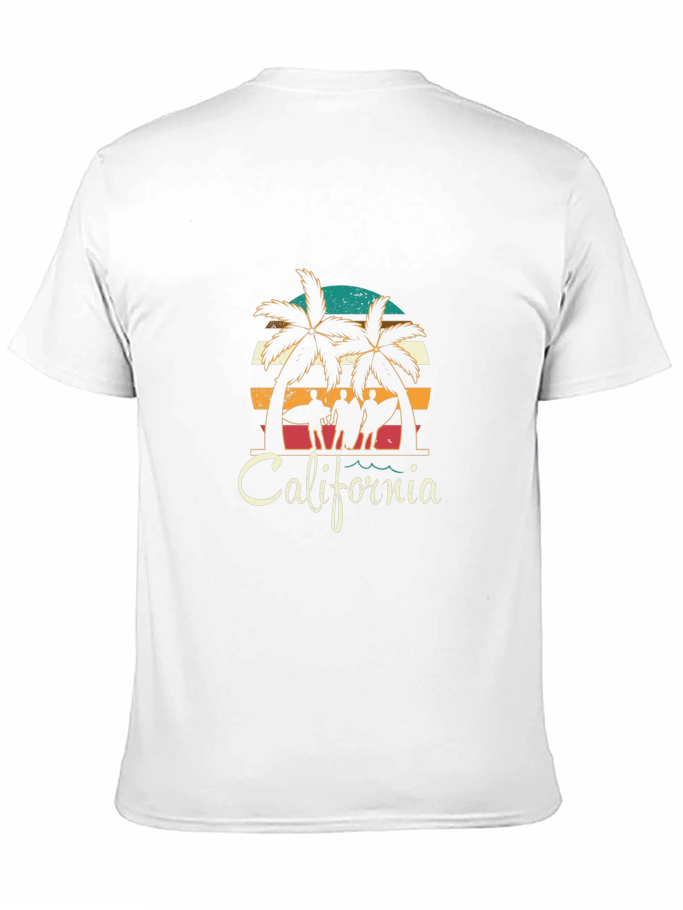 California Surf T-Shirt - Retro Beach Style