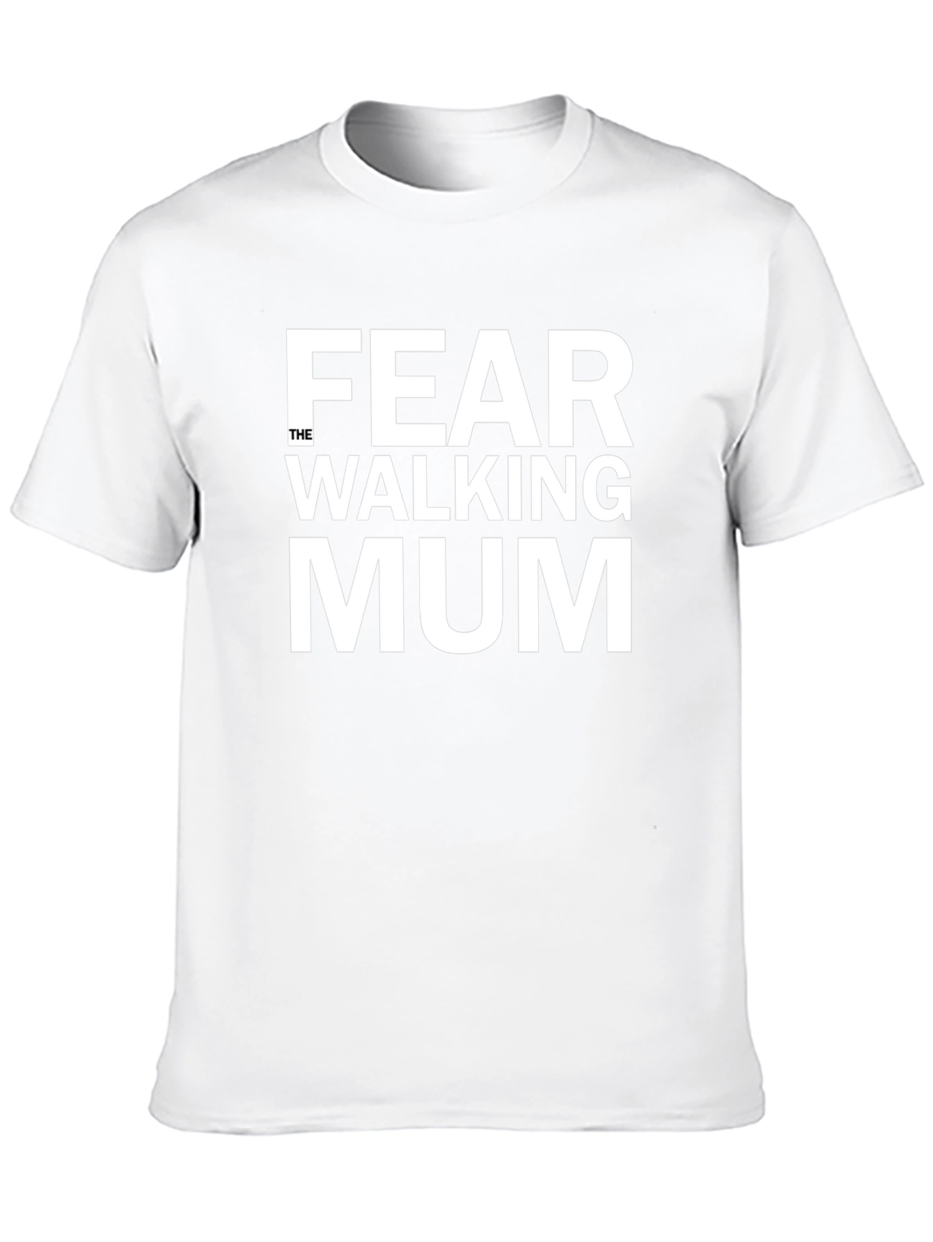 Fear The Walking Mum Black T-Shirt