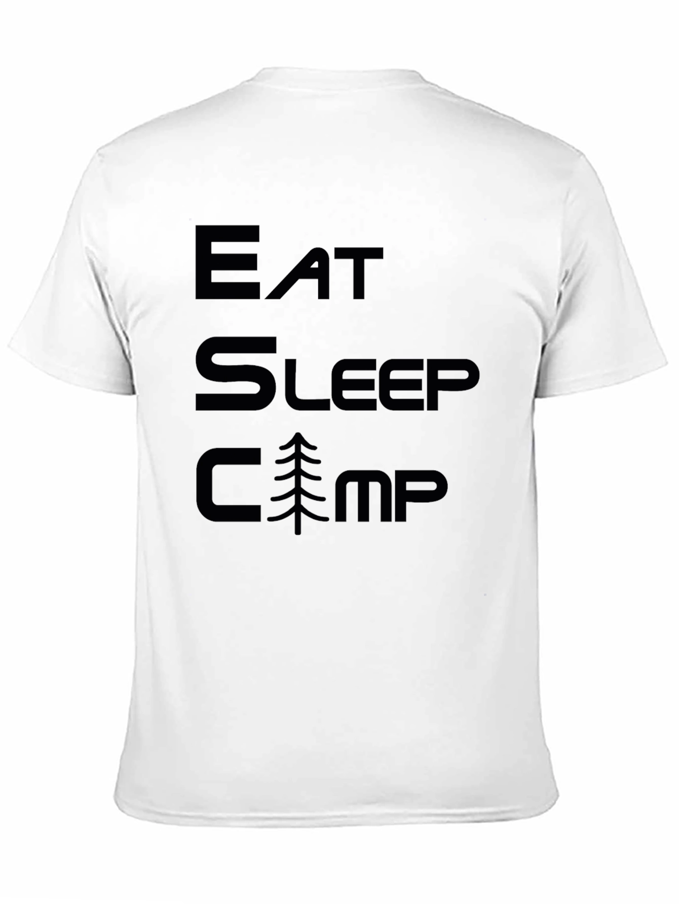 Eat Sleep Camp Black T-Shirt