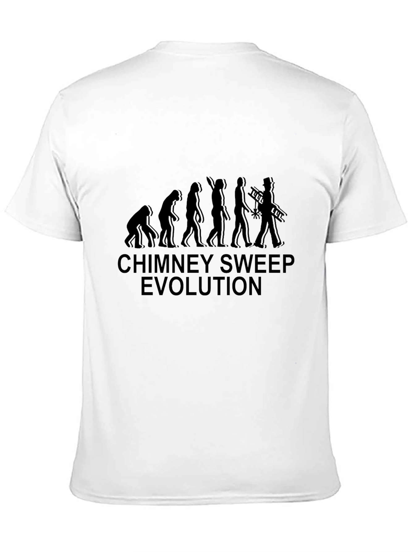 Chimney Sweep Evolution Graphic Tee - Black