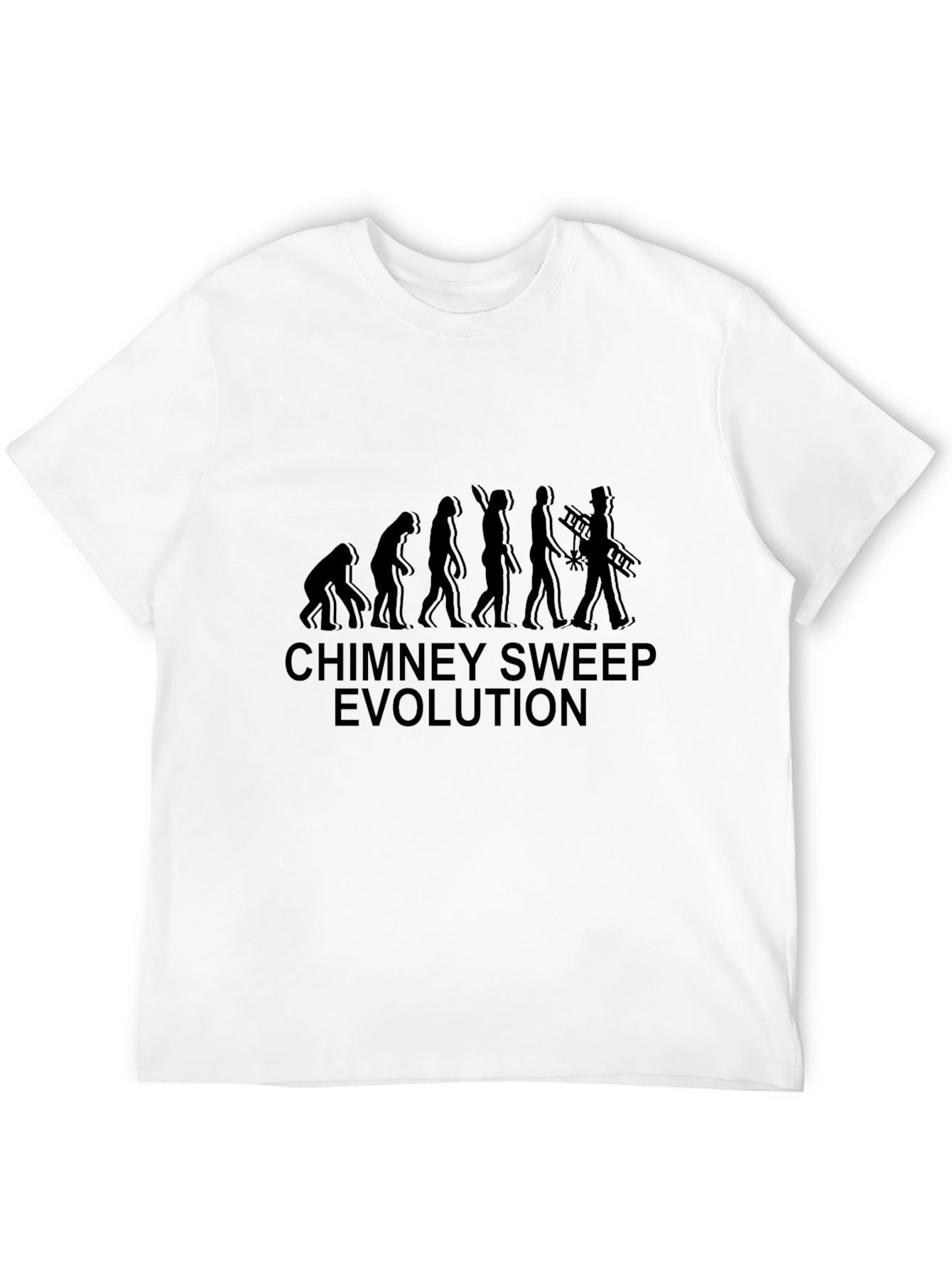 Chimney Sweep Evolution Graphic Tee - Black
