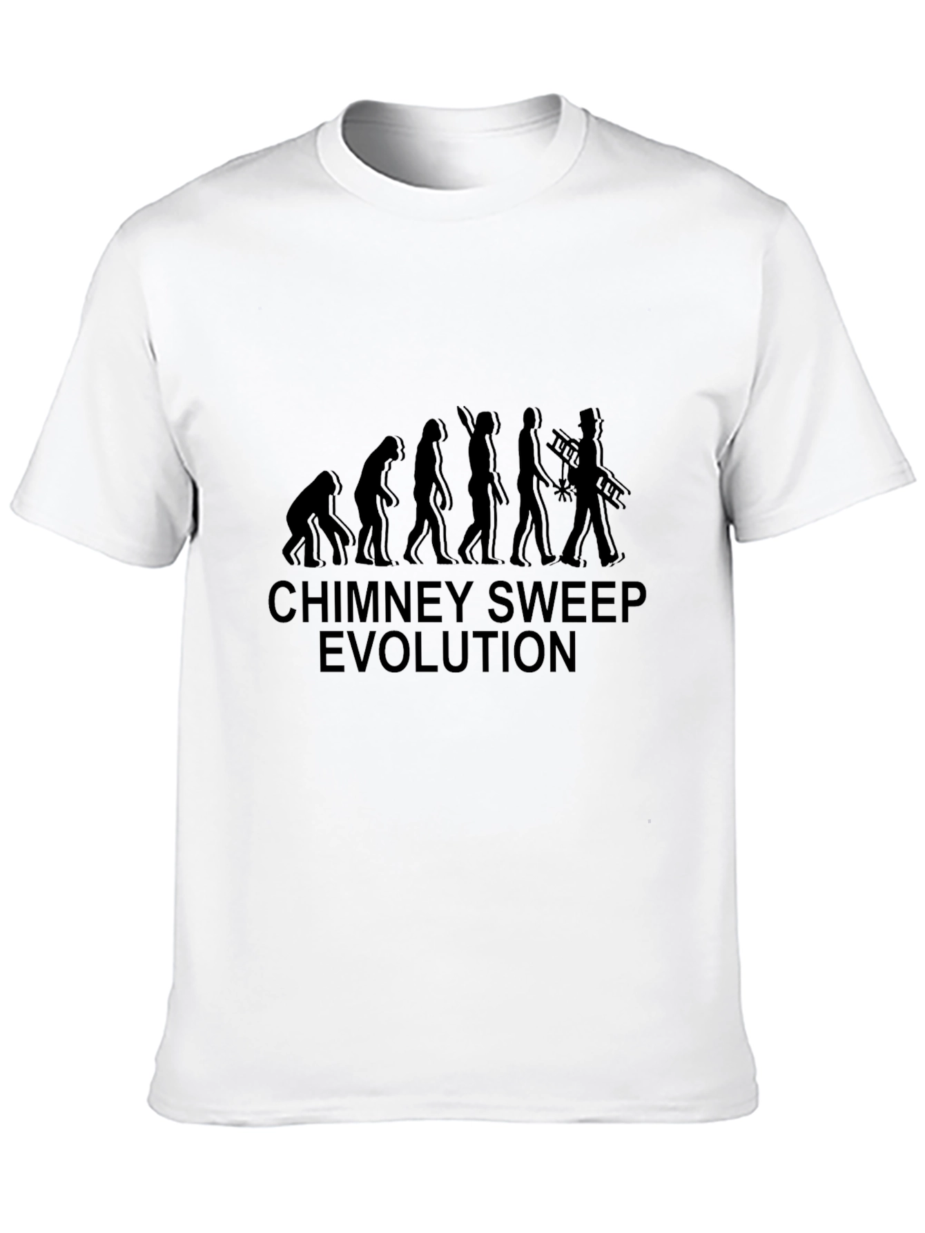Chimney Sweep Evolution Graphic Tee - Black