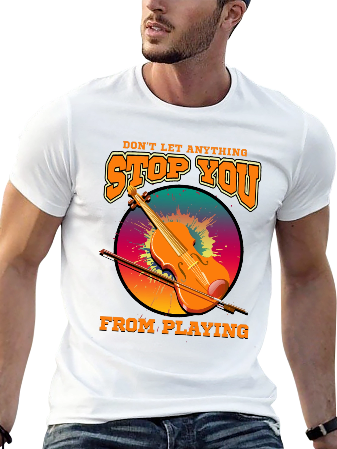 Music Lovers Tee - Dont Let Anything Stop You