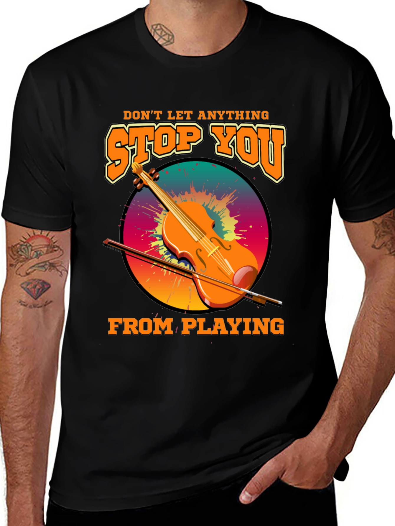 Music Lovers Tee - Dont Let Anything Stop You