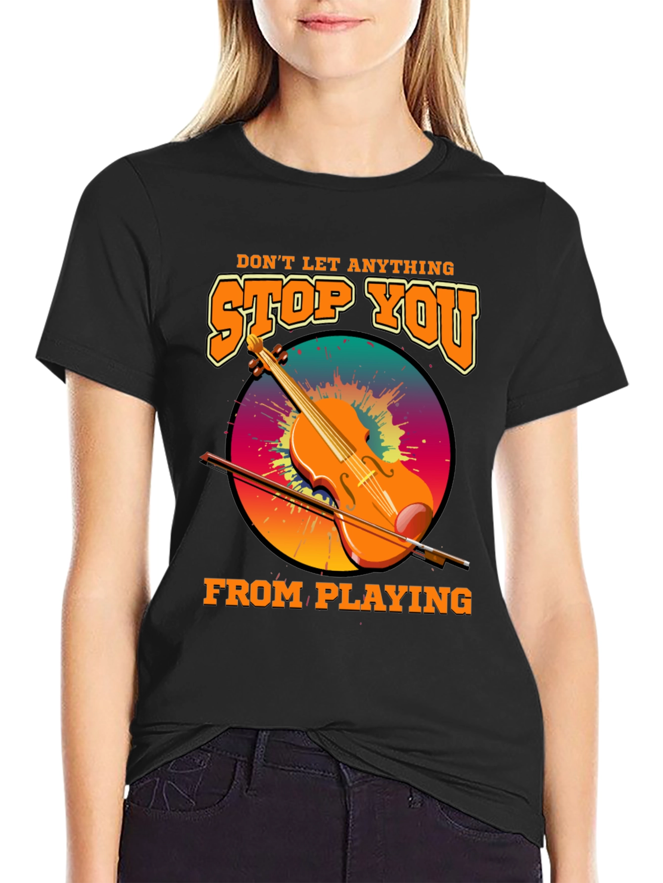 Music Lovers Tee - Dont Let Anything Stop You