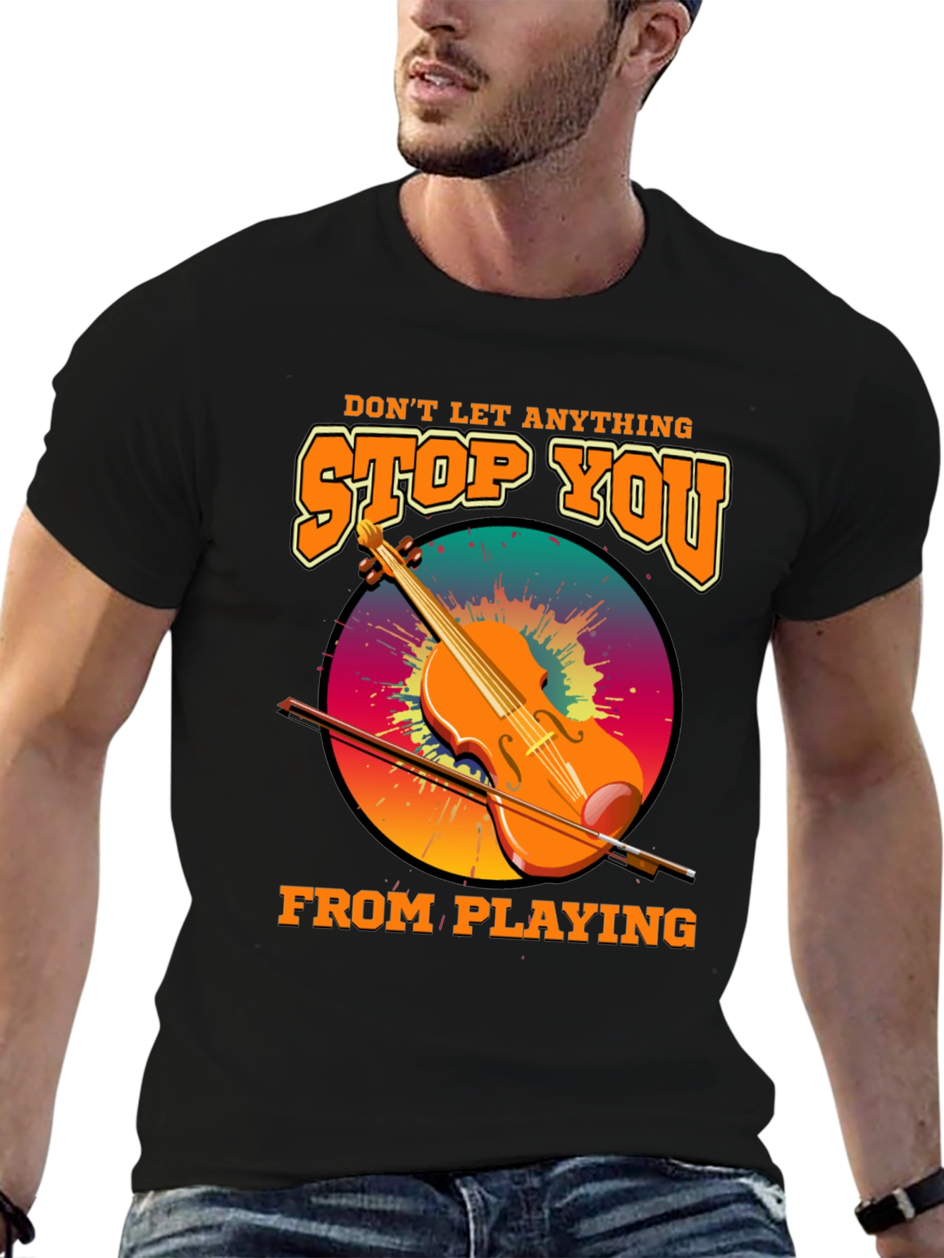 Music Lovers Tee - Dont Let Anything Stop You