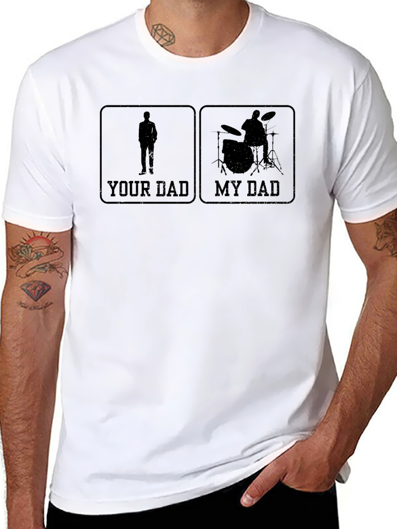 Your Dad My Dad Drummer T-Shirt