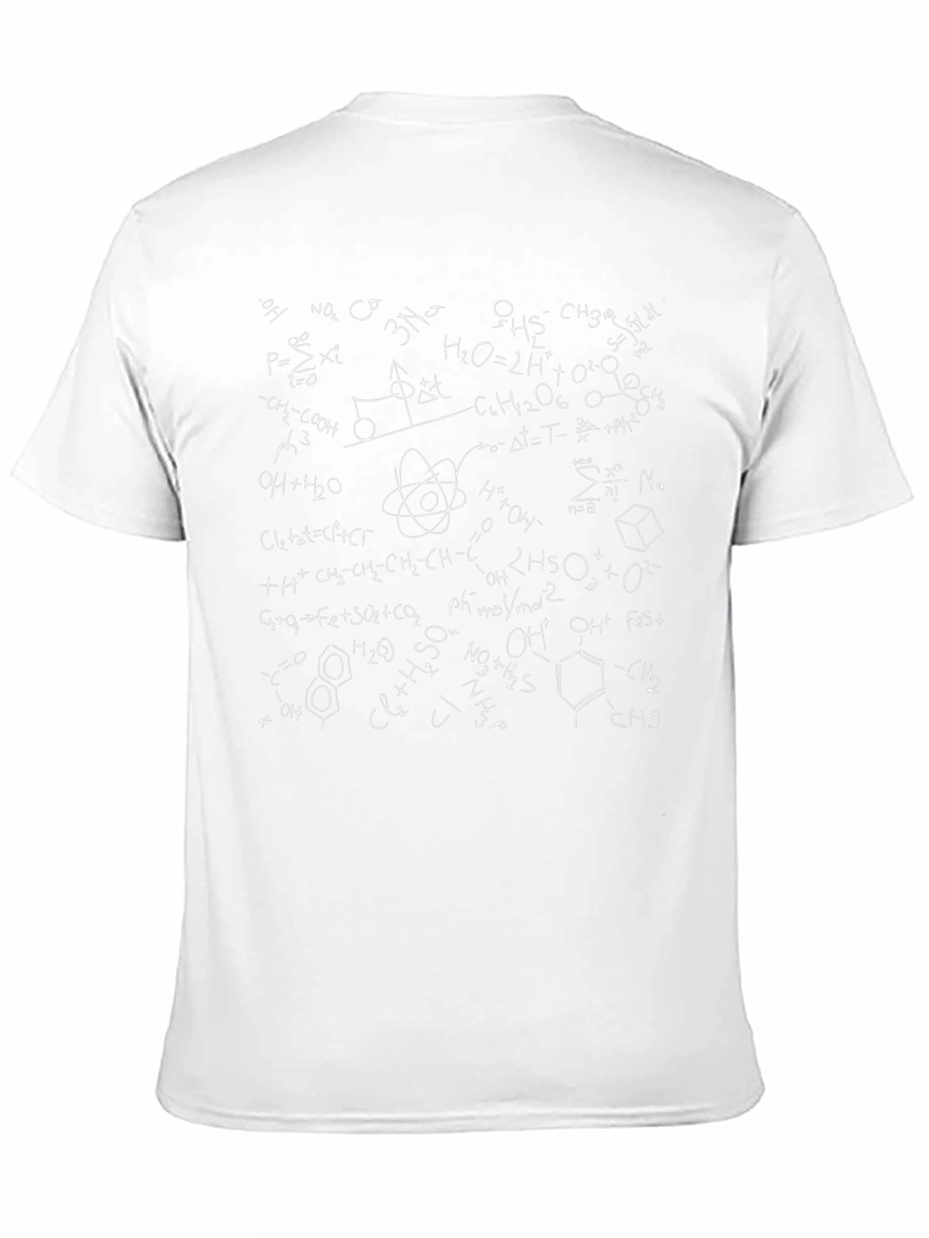 Science Equation Graphic T-Shirt - Black