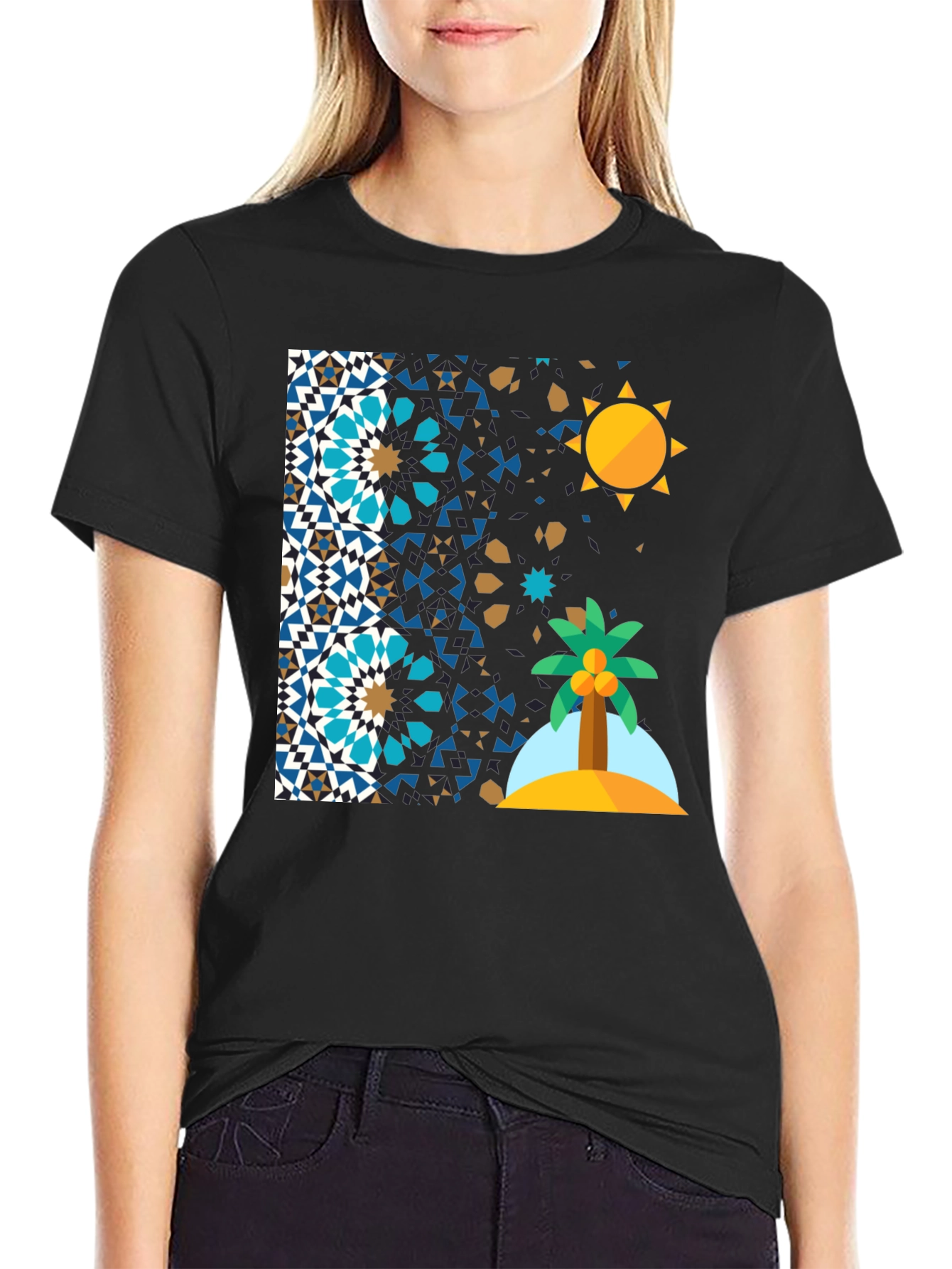 Geometric Desert Island T-Shirt