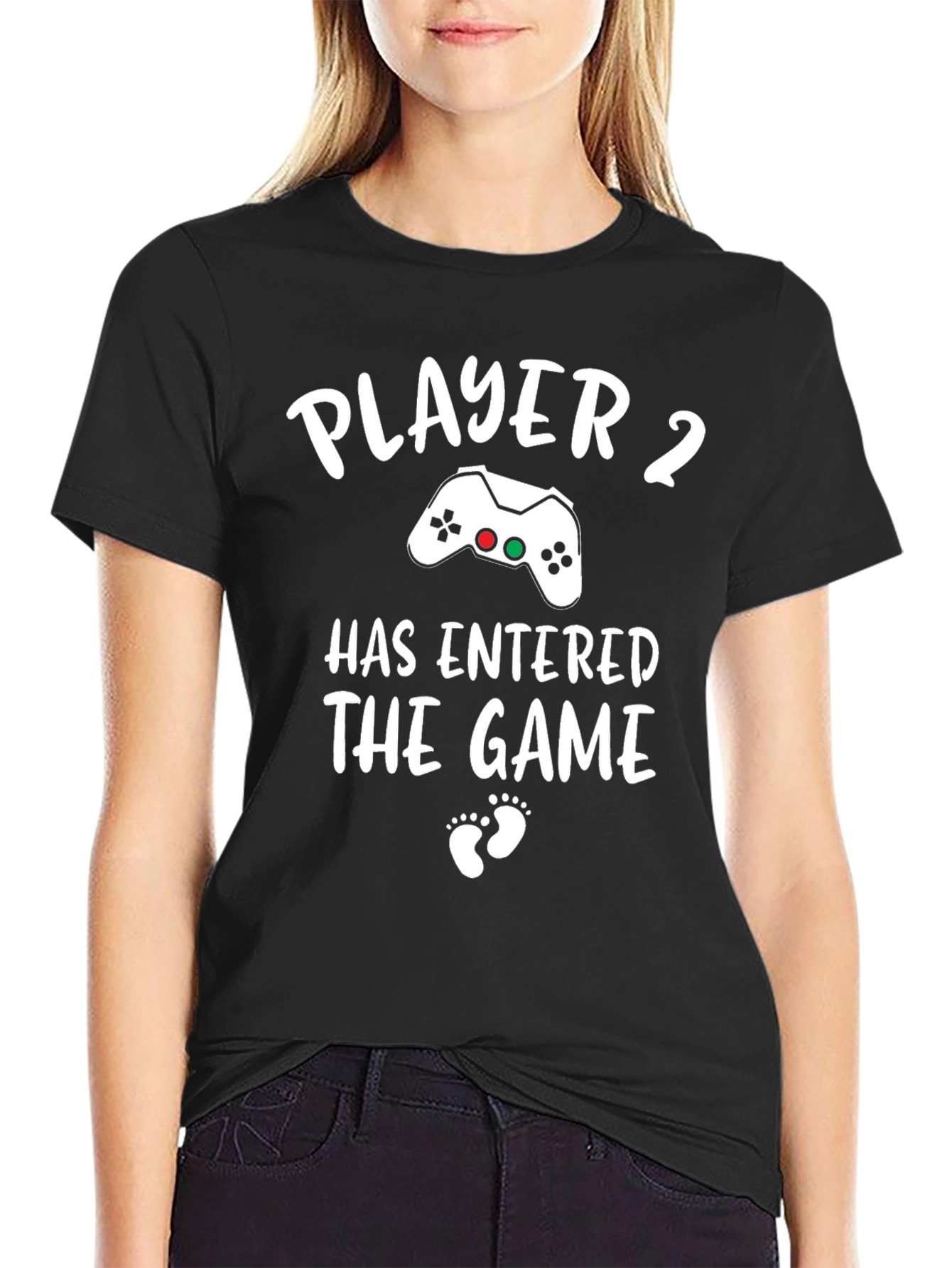 Player 2 Has Entered the Game Pregnancy Shirt