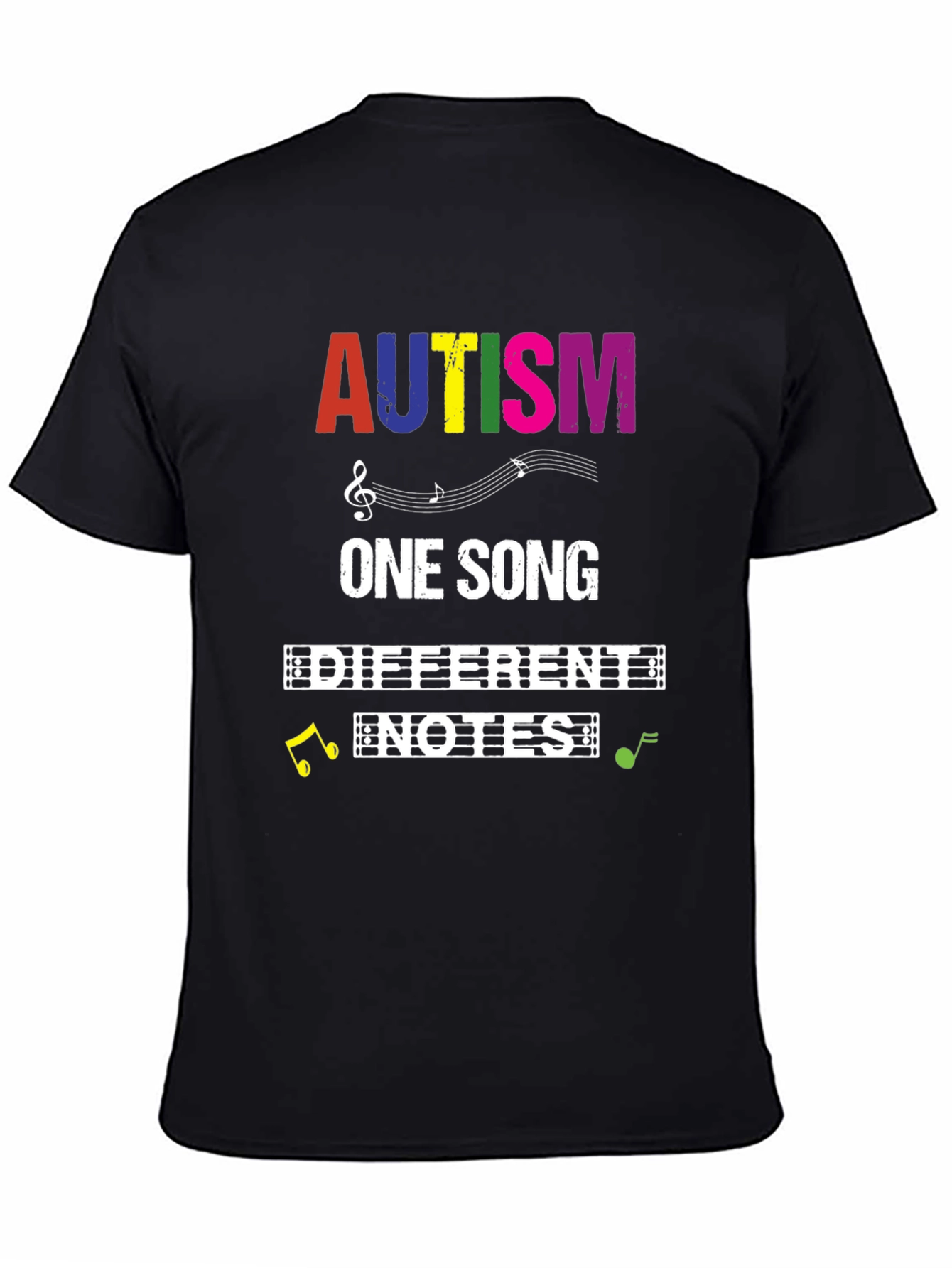 Autism Awareness T-Shirt: One Song Different Notes