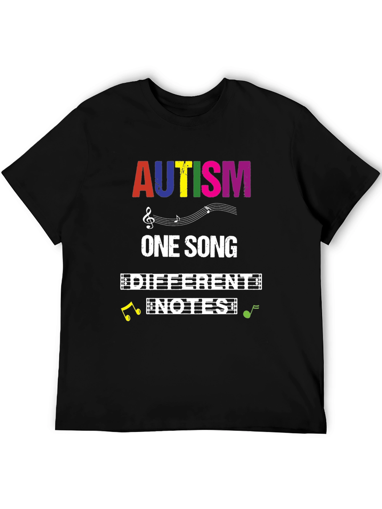 Autism Awareness T-Shirt: One Song Different Notes