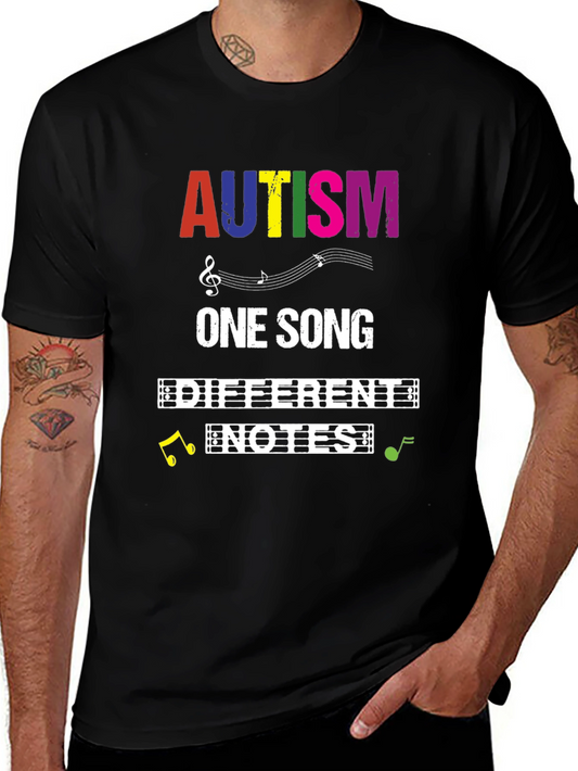 Autism Awareness T-Shirt: One Song Different Notes