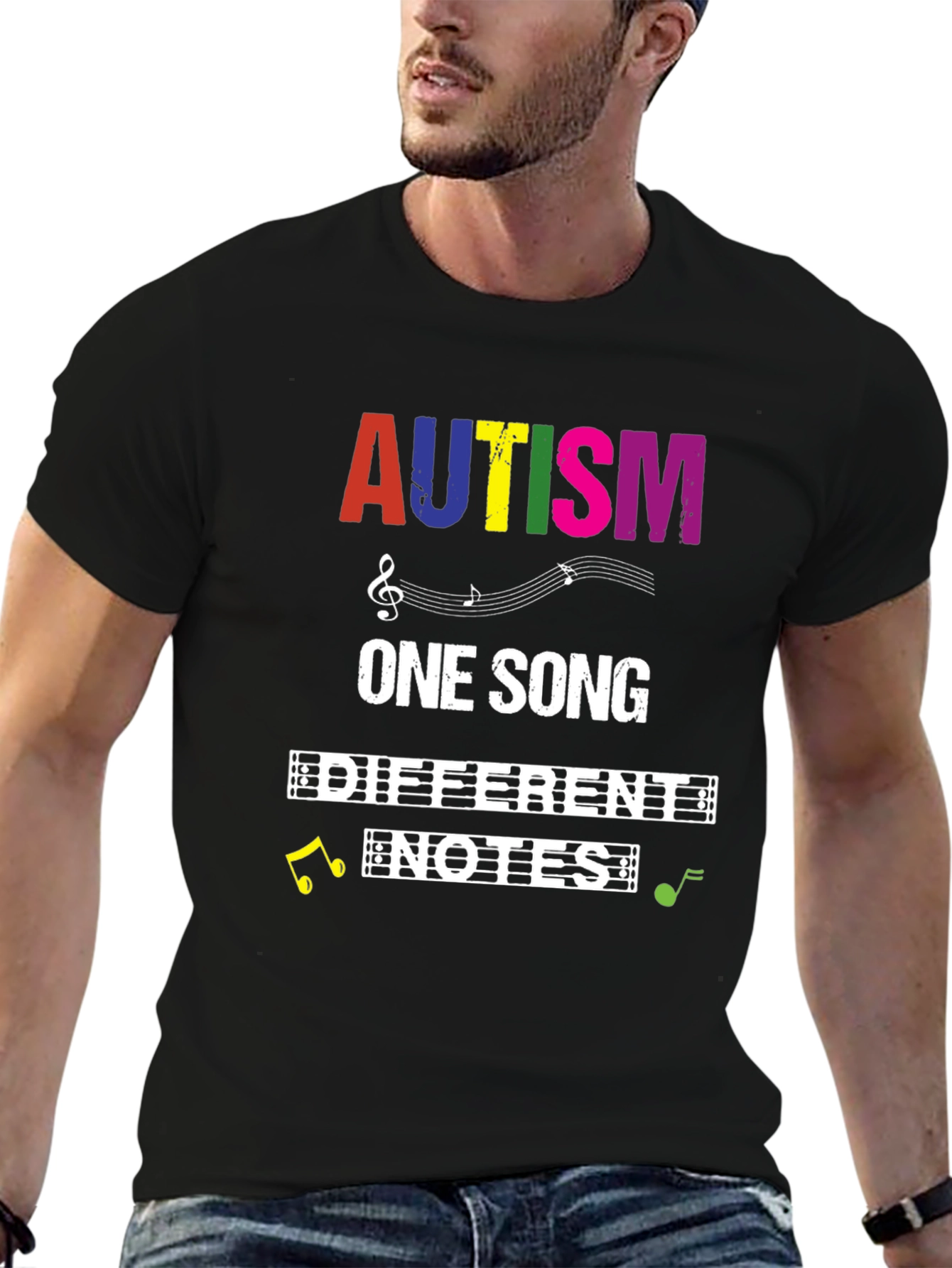 Autism Awareness T-Shirt: One Song Different Notes