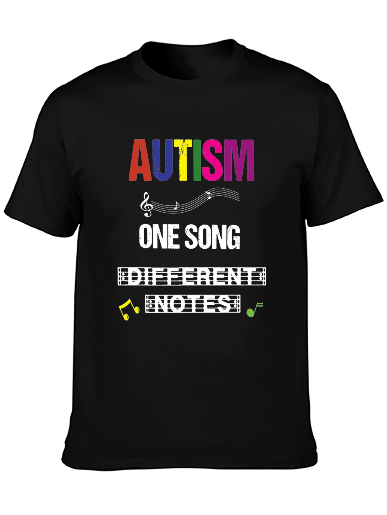 Autism Awareness T-Shirt: One Song Different Notes