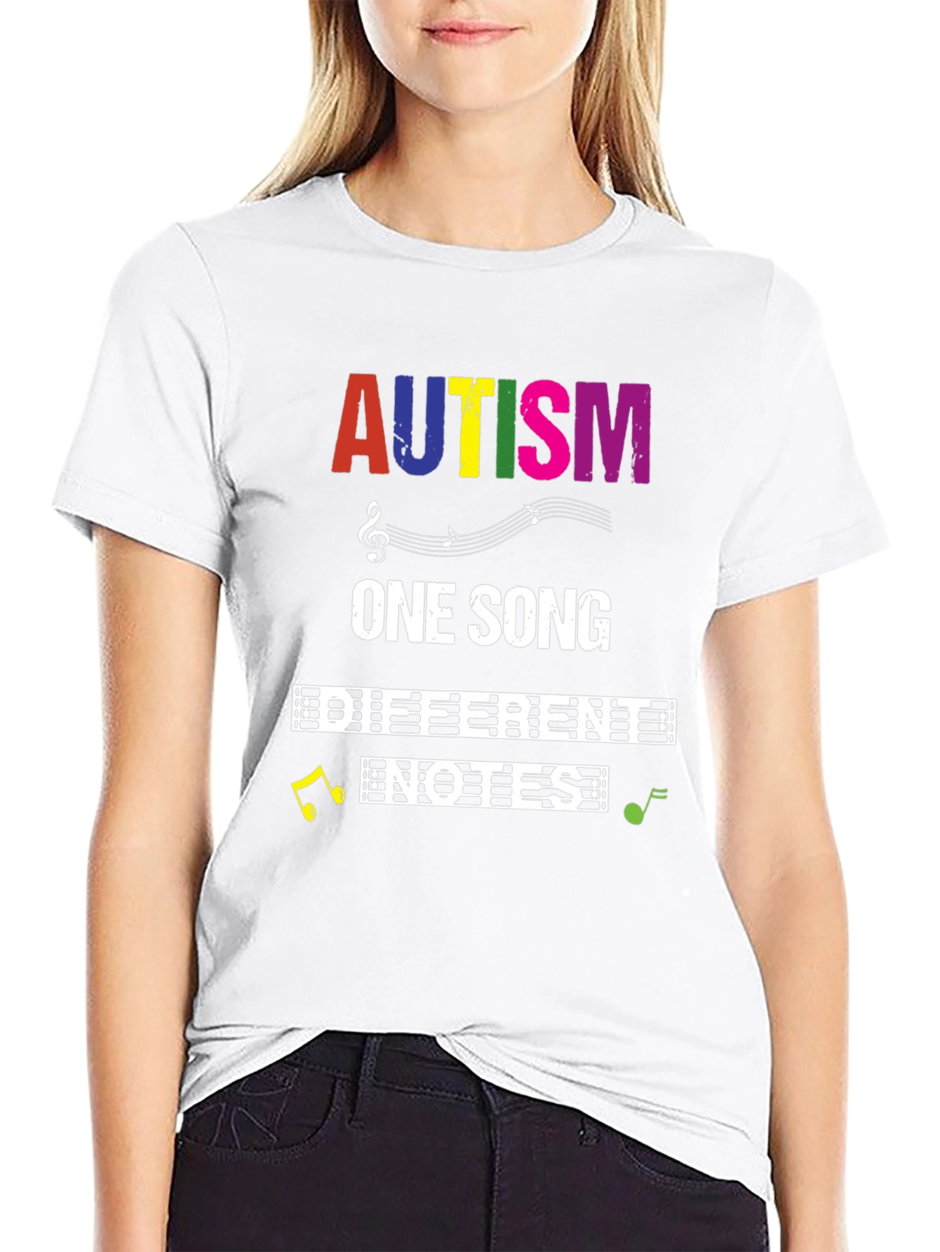 Autism Awareness T-Shirt: One Song Different Notes