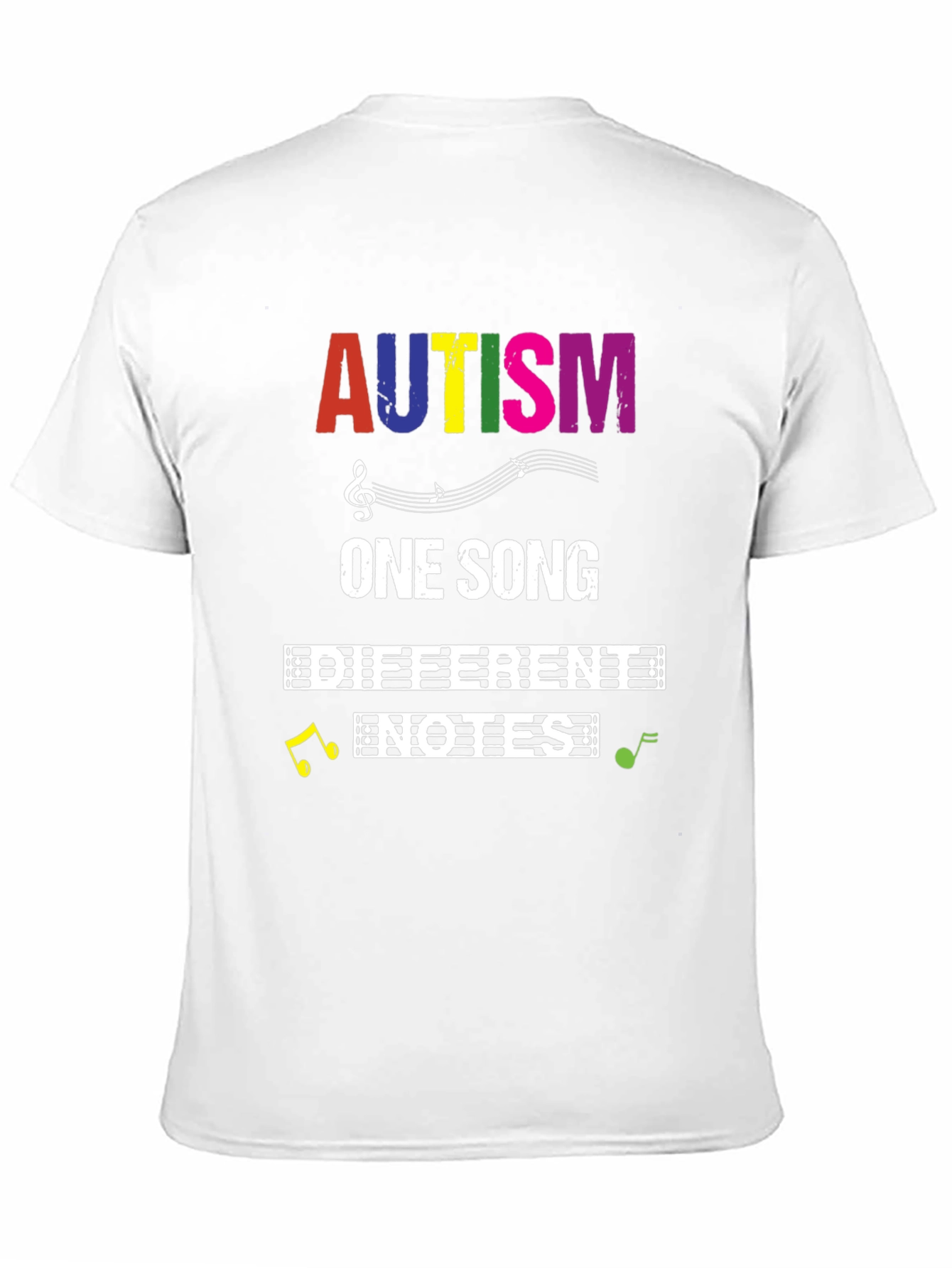 Autism Awareness T-Shirt: One Song Different Notes