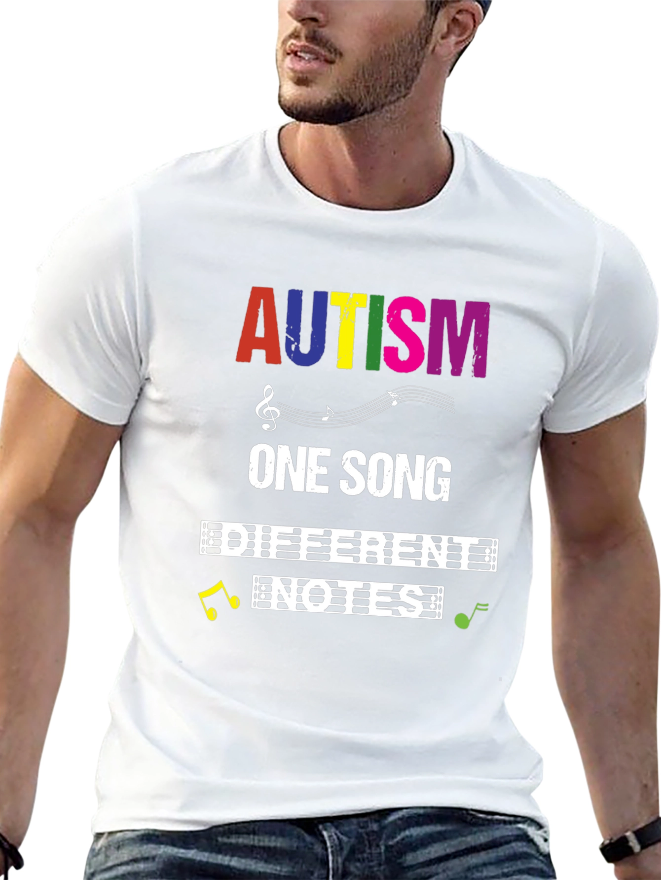 Autism Awareness T-Shirt: One Song Different Notes
