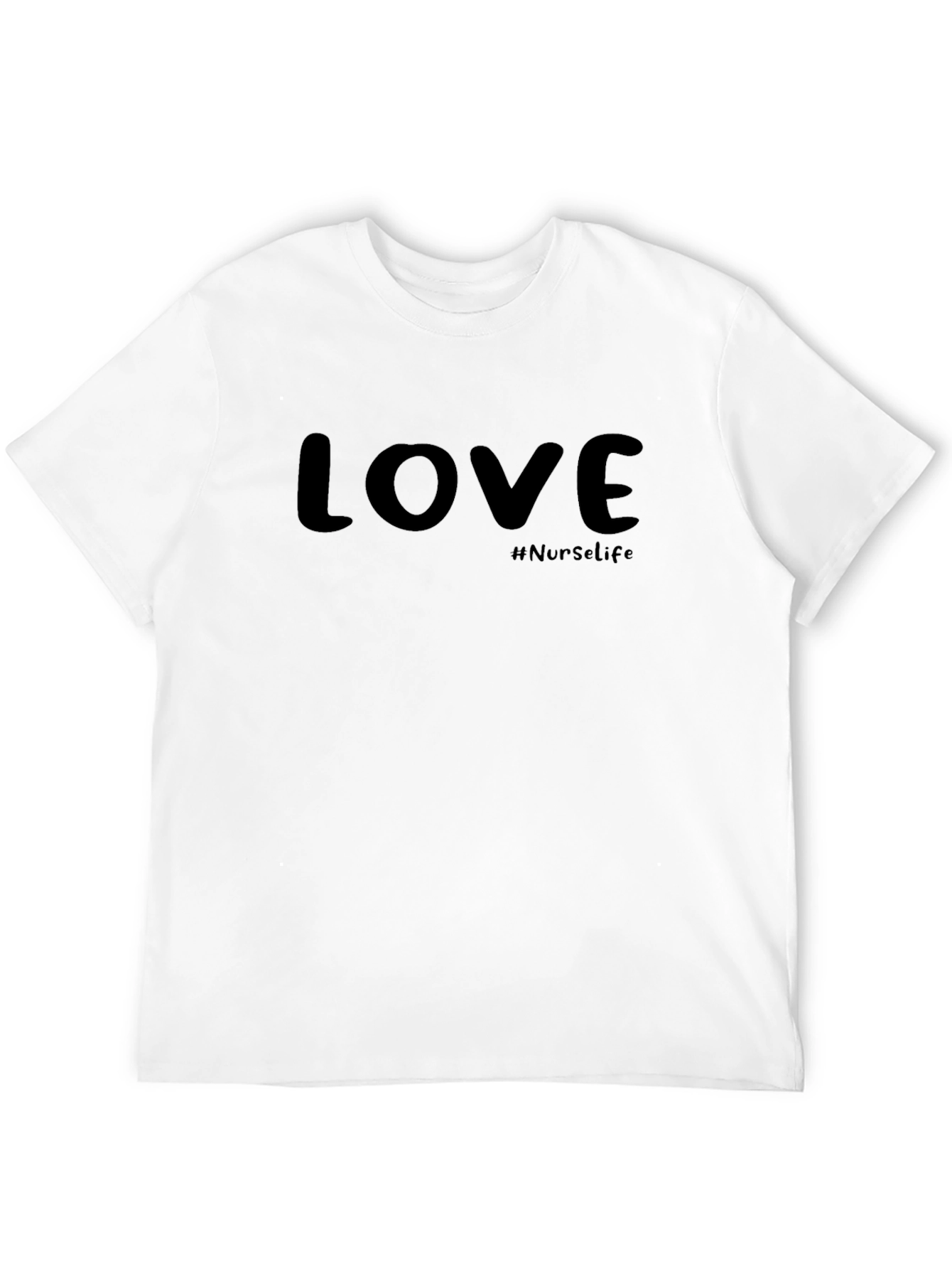 Love #NurseLife Black T-Shirt