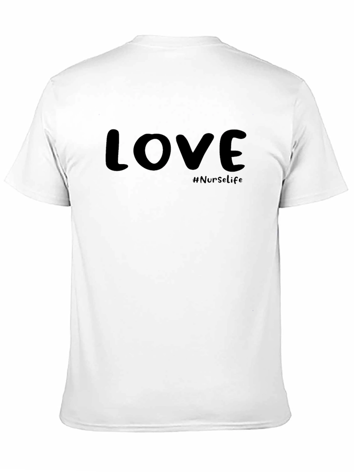 Love #NurseLife Black T-Shirt