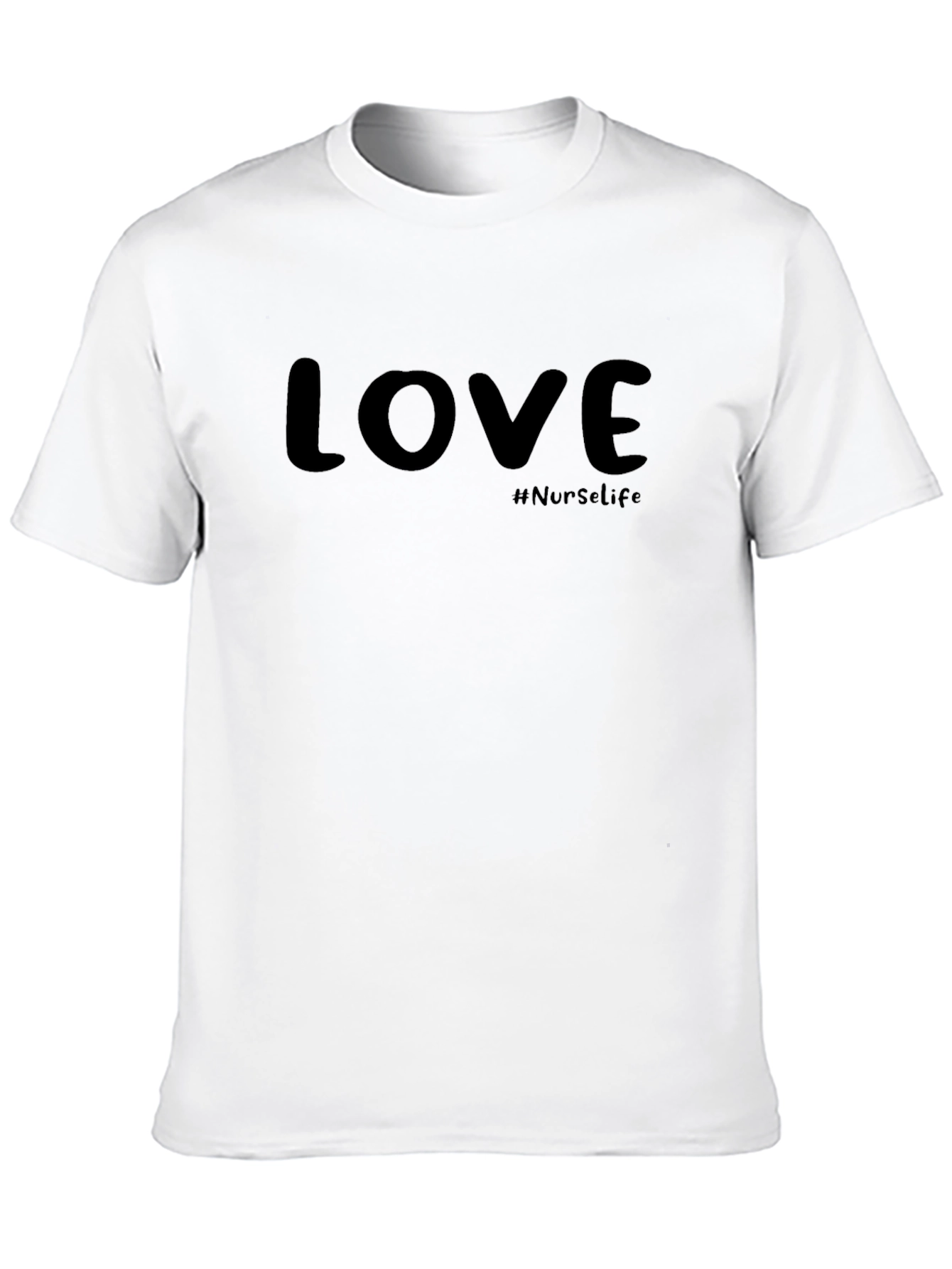 Love #NurseLife Black T-Shirt