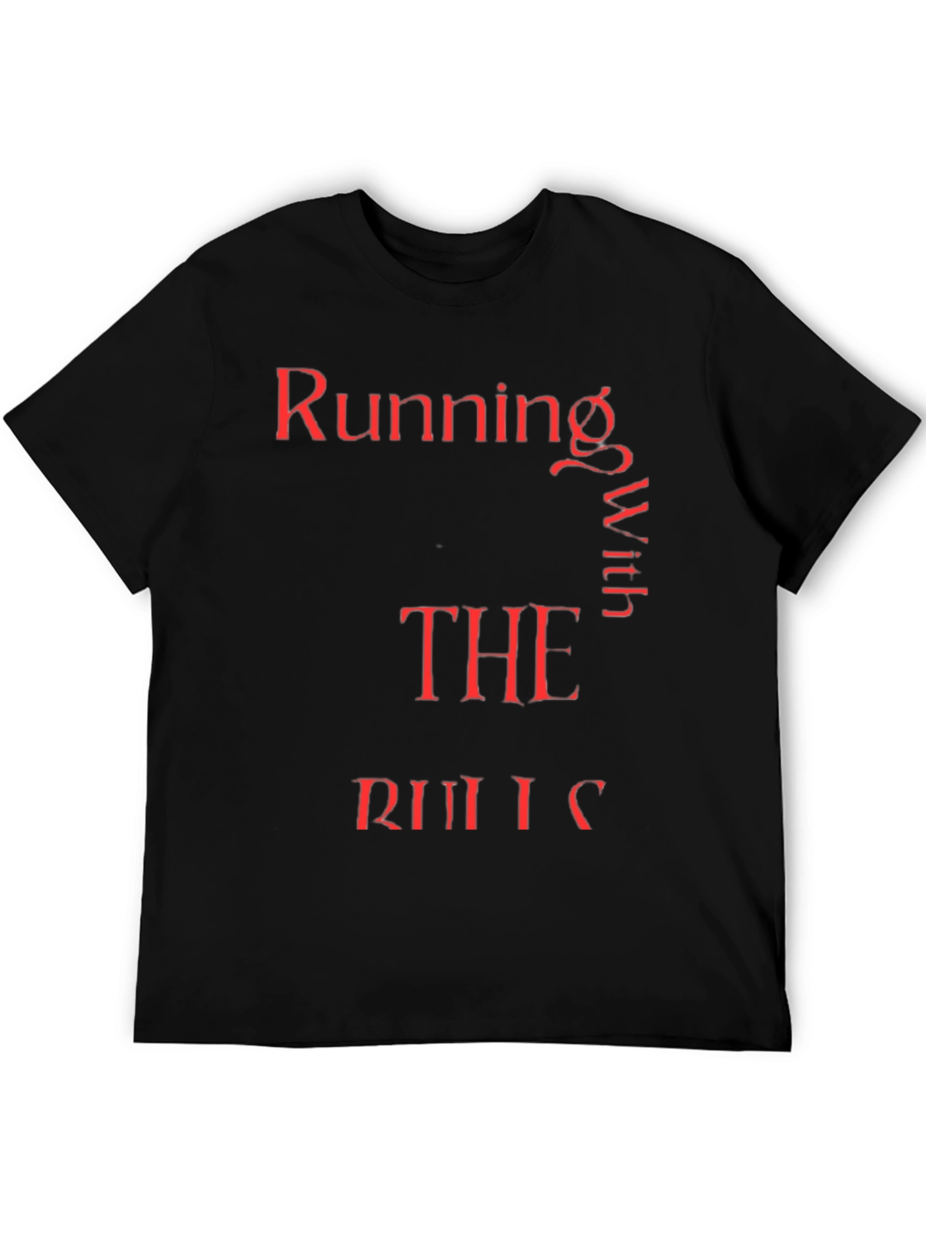Running With The Rules Red Text Graphic Tee