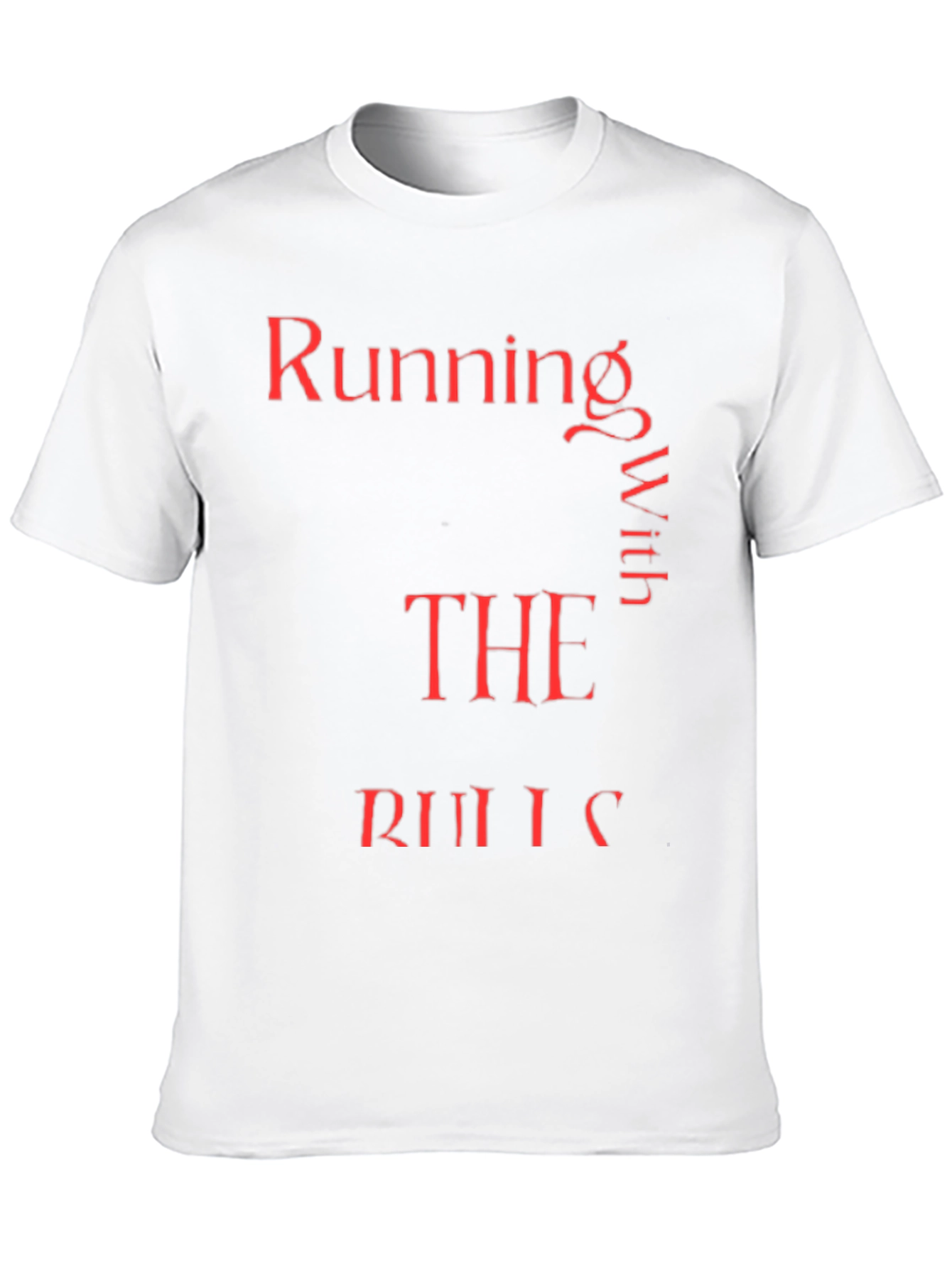 Running With The Rules Red Text Graphic Tee